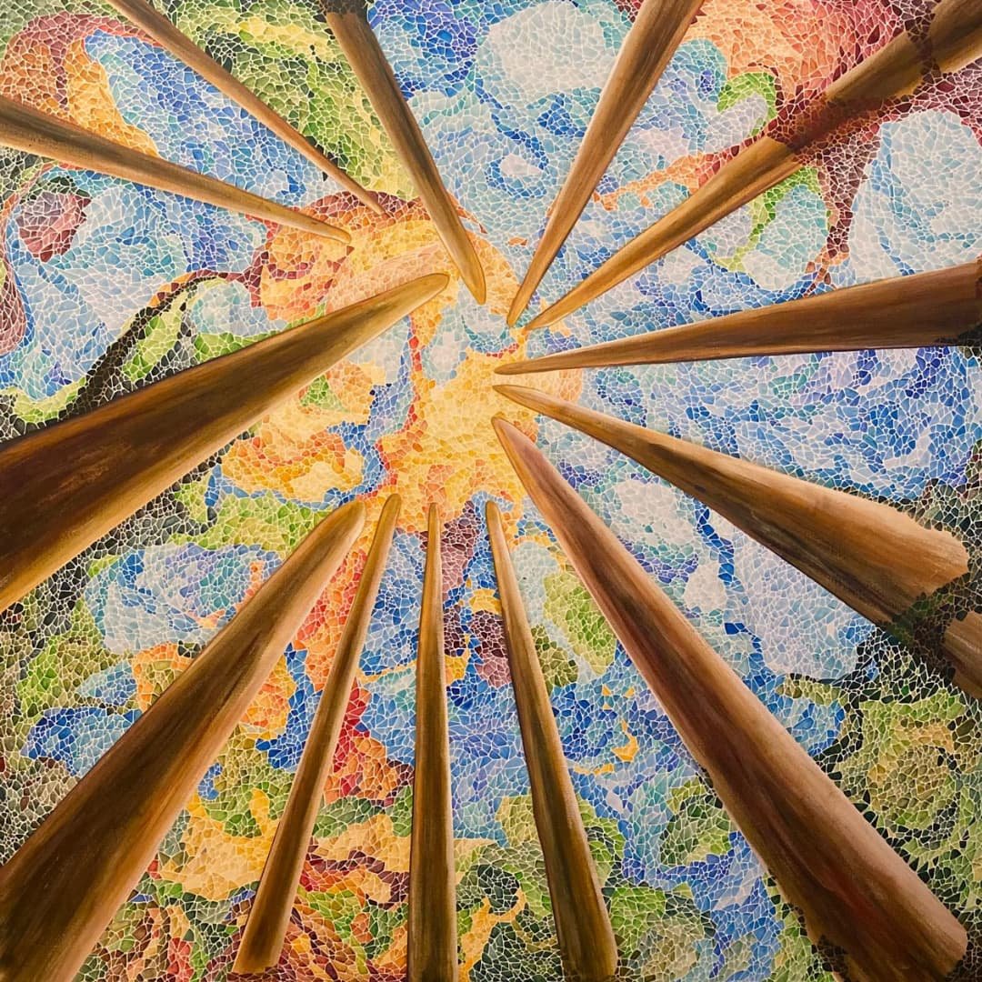 The Sky (150cm x 150cm)
