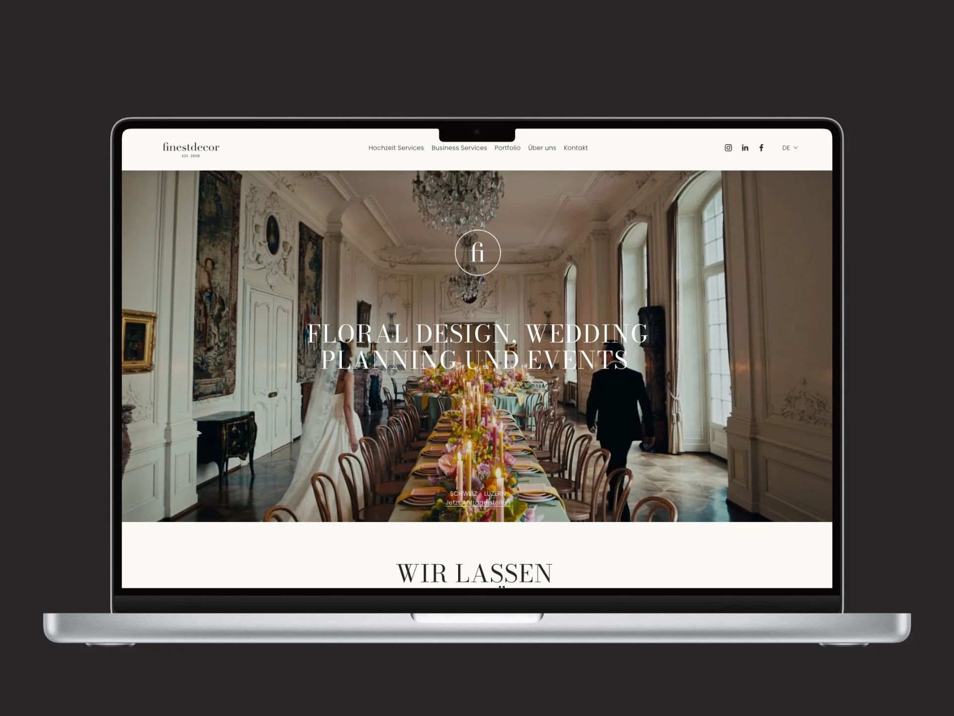 Case Study: Website für  Hochzeitsplanerin &amp; Floral Designer