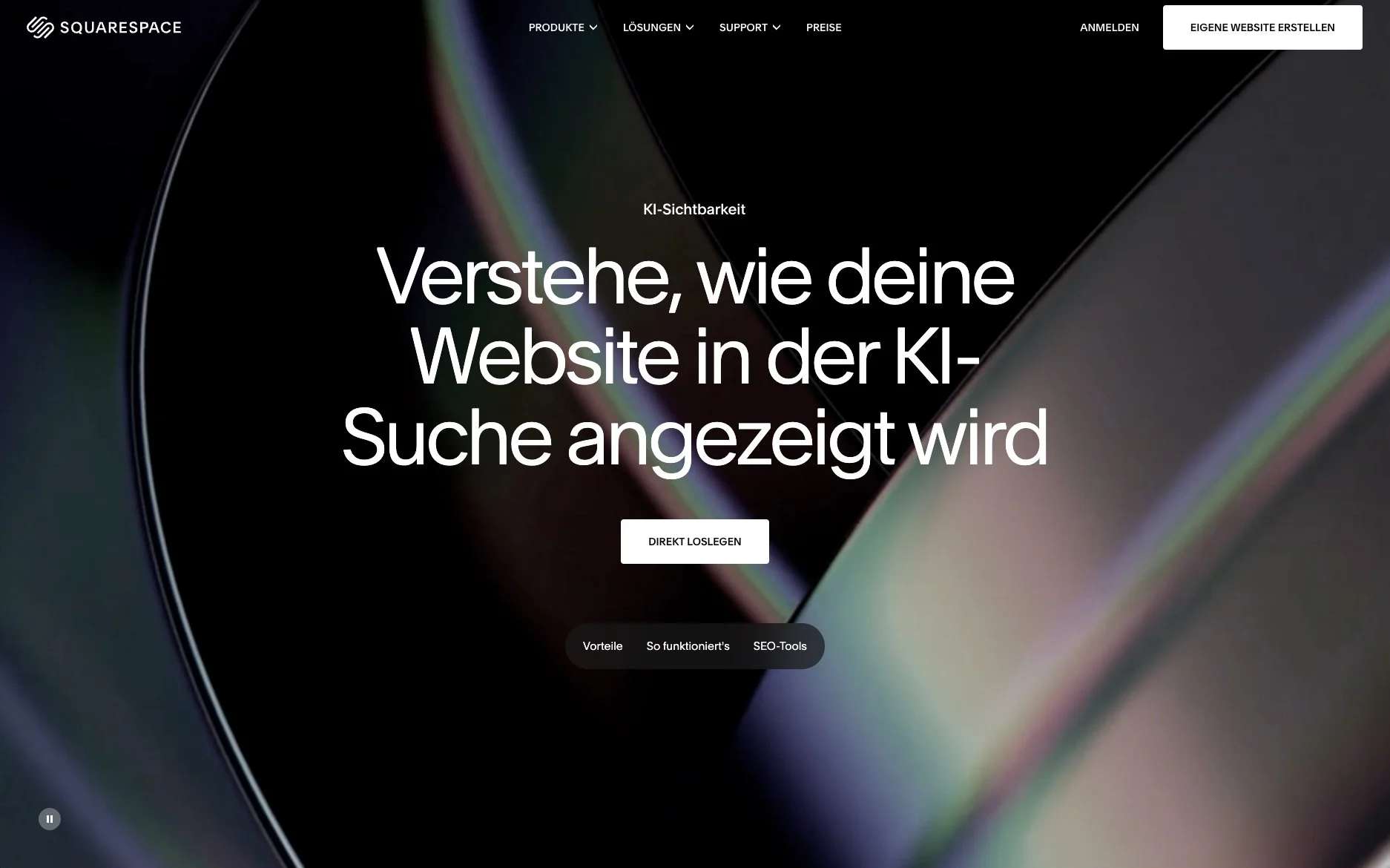 Squarespace KI-Sichtbarkeit
