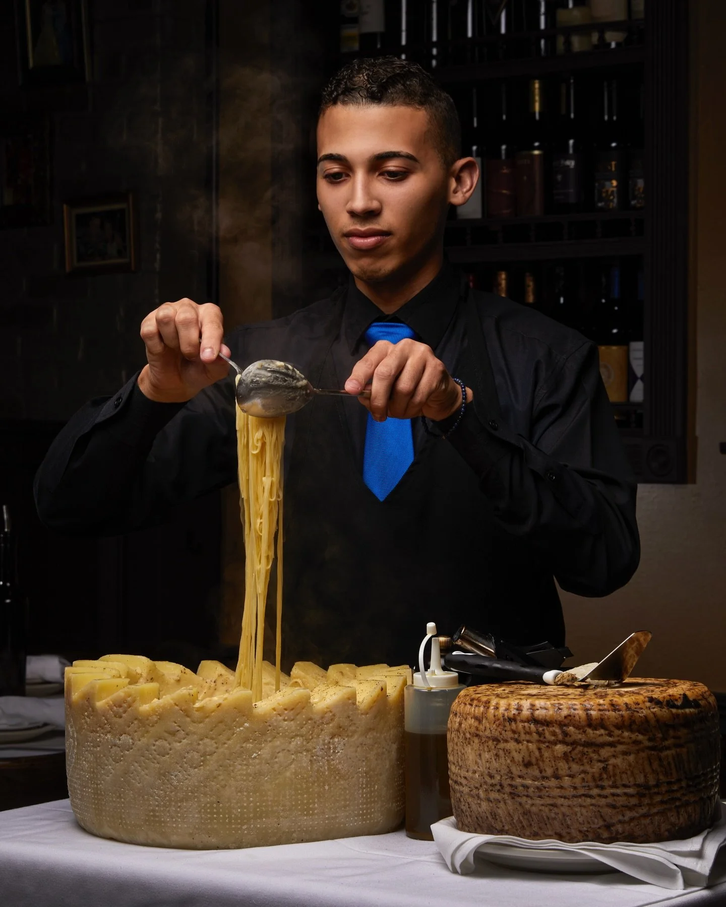 :: cacio e pepe prepared tableside @cafe2825 for @njmonthly. don&rsquo;t sleep on their blueberry cheesecake. or most anything on the menu.
