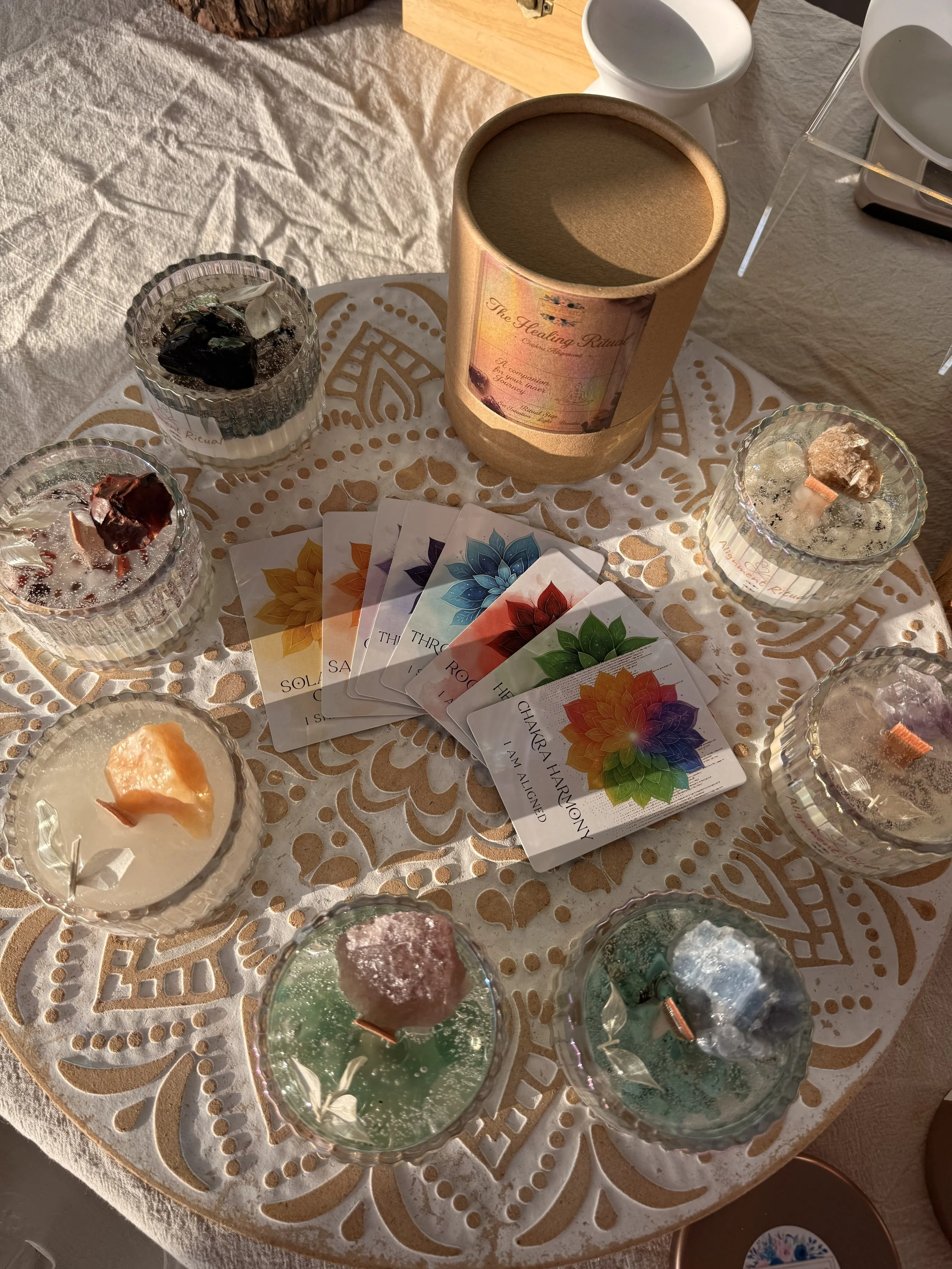 七脈輪蠟燭完整系列