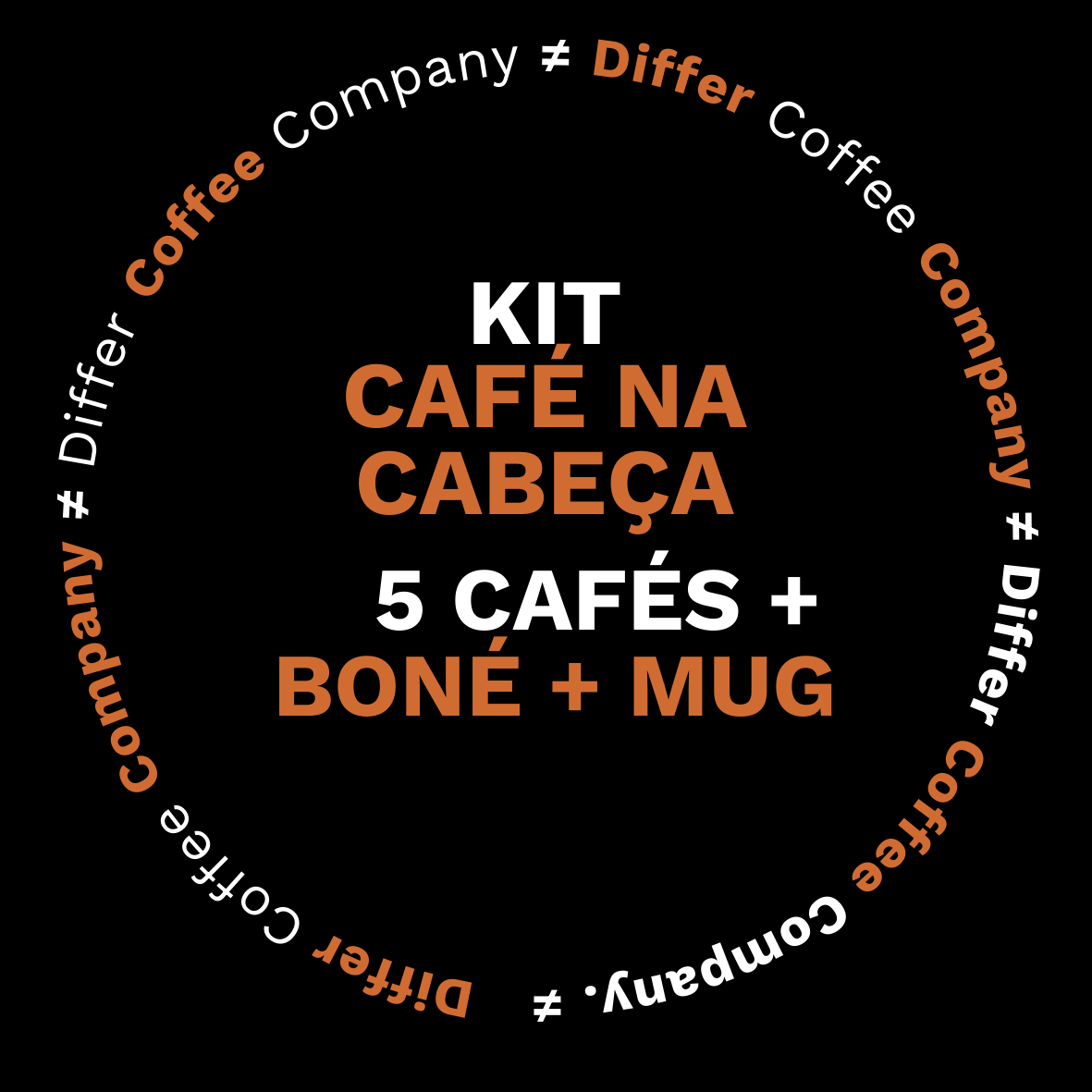 Kit Café na cabeça