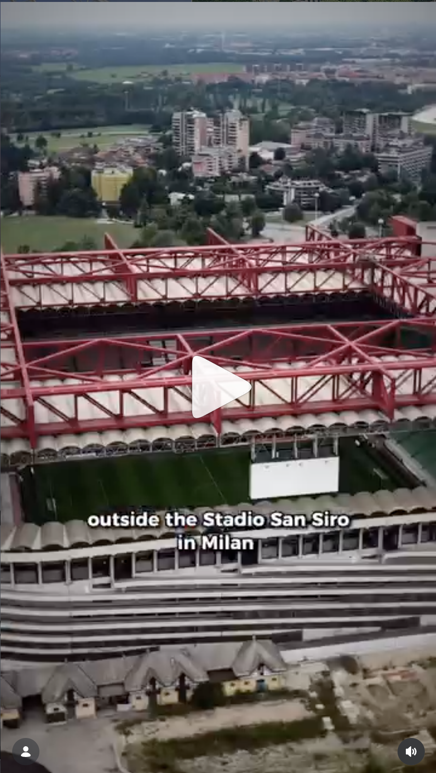 Food, on location, Stadio San Siro, Milan