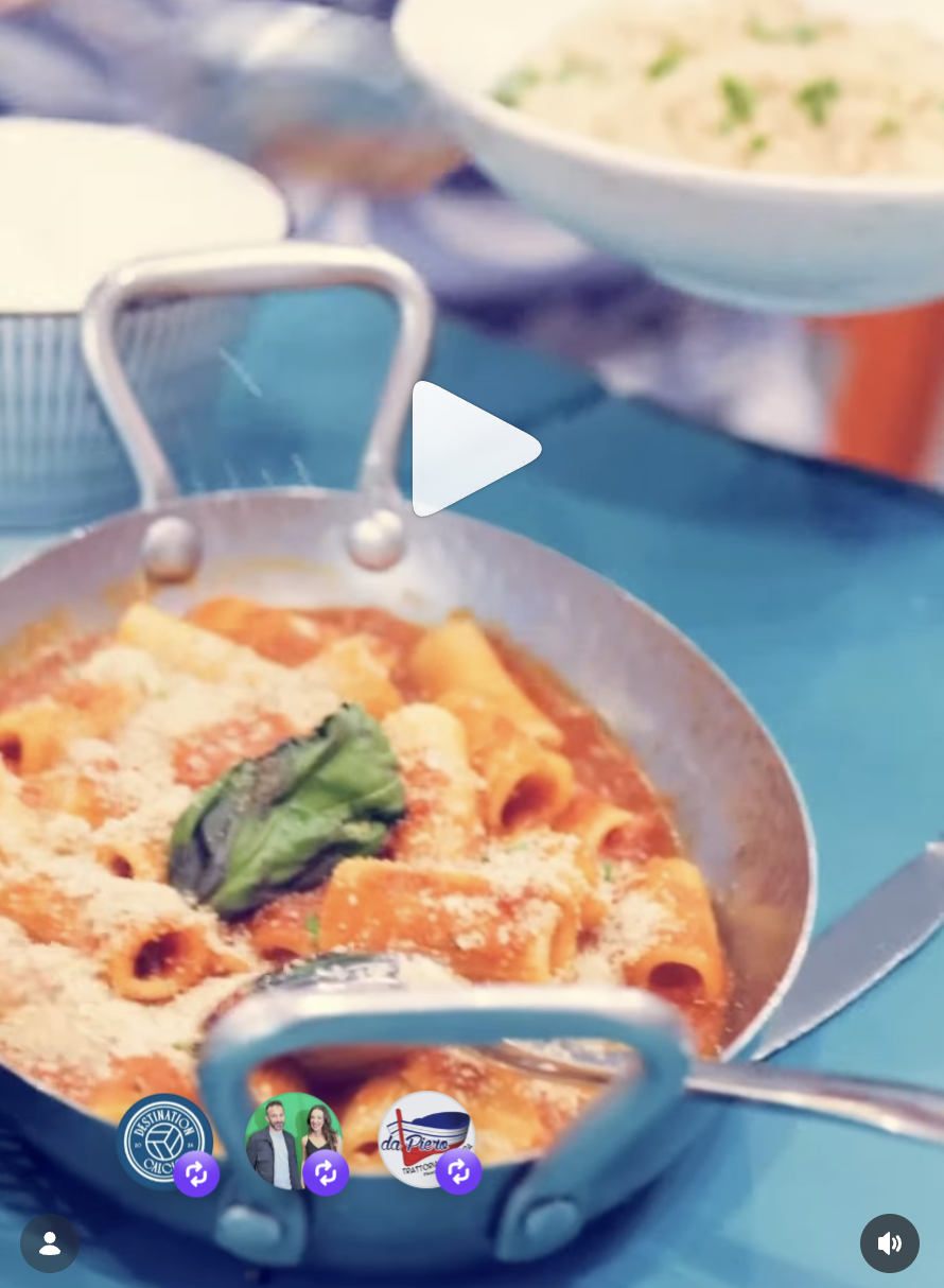 Food on location, in English and Italian
