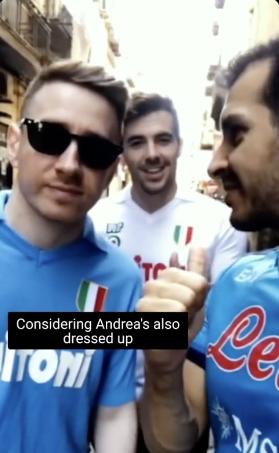 Original football tourism series, Naples 2022