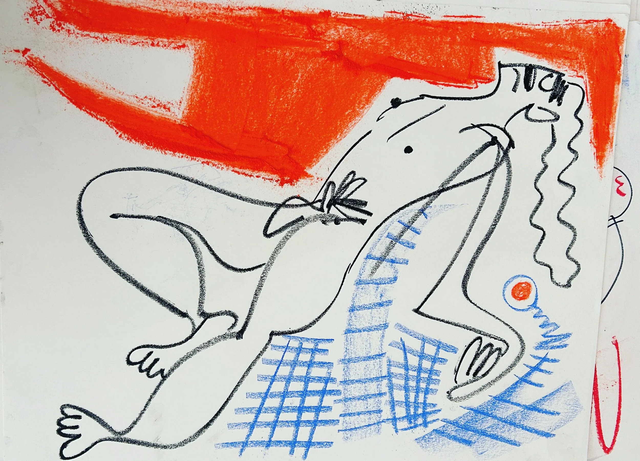 will cotton red blue man