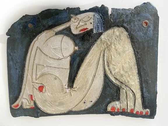 big angry ceramic nude