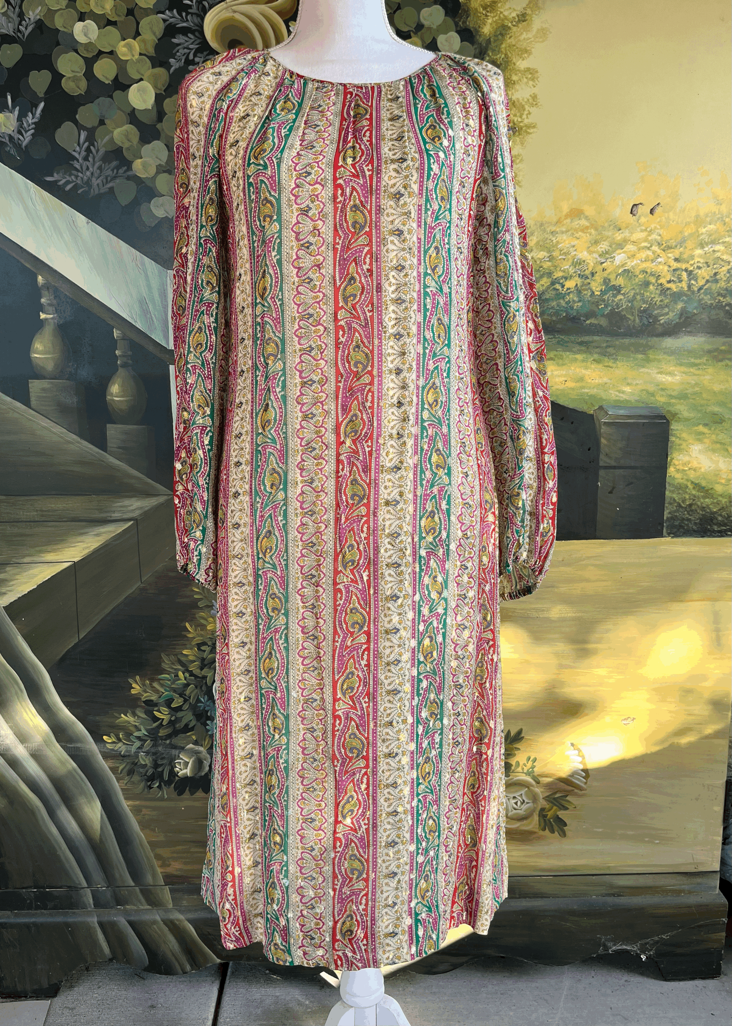 Perfect 1970's BOHO gown!