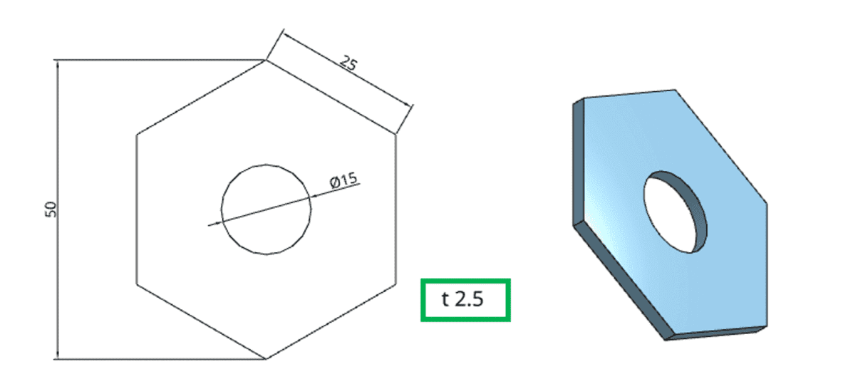 Werk24 explique Le symbole de l'épaisseur dans les dessins techniques