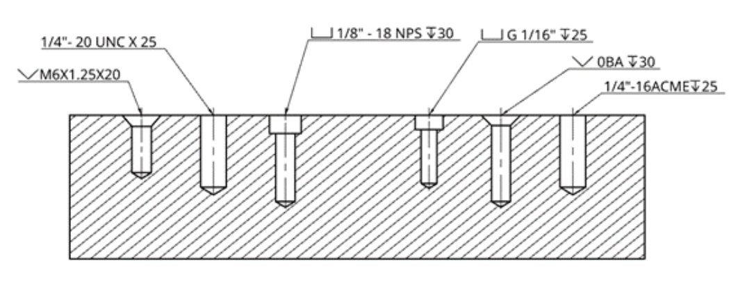 Werk24 comprend des éléments de filetage compliqués à partir de dessins techniques ou de CAO