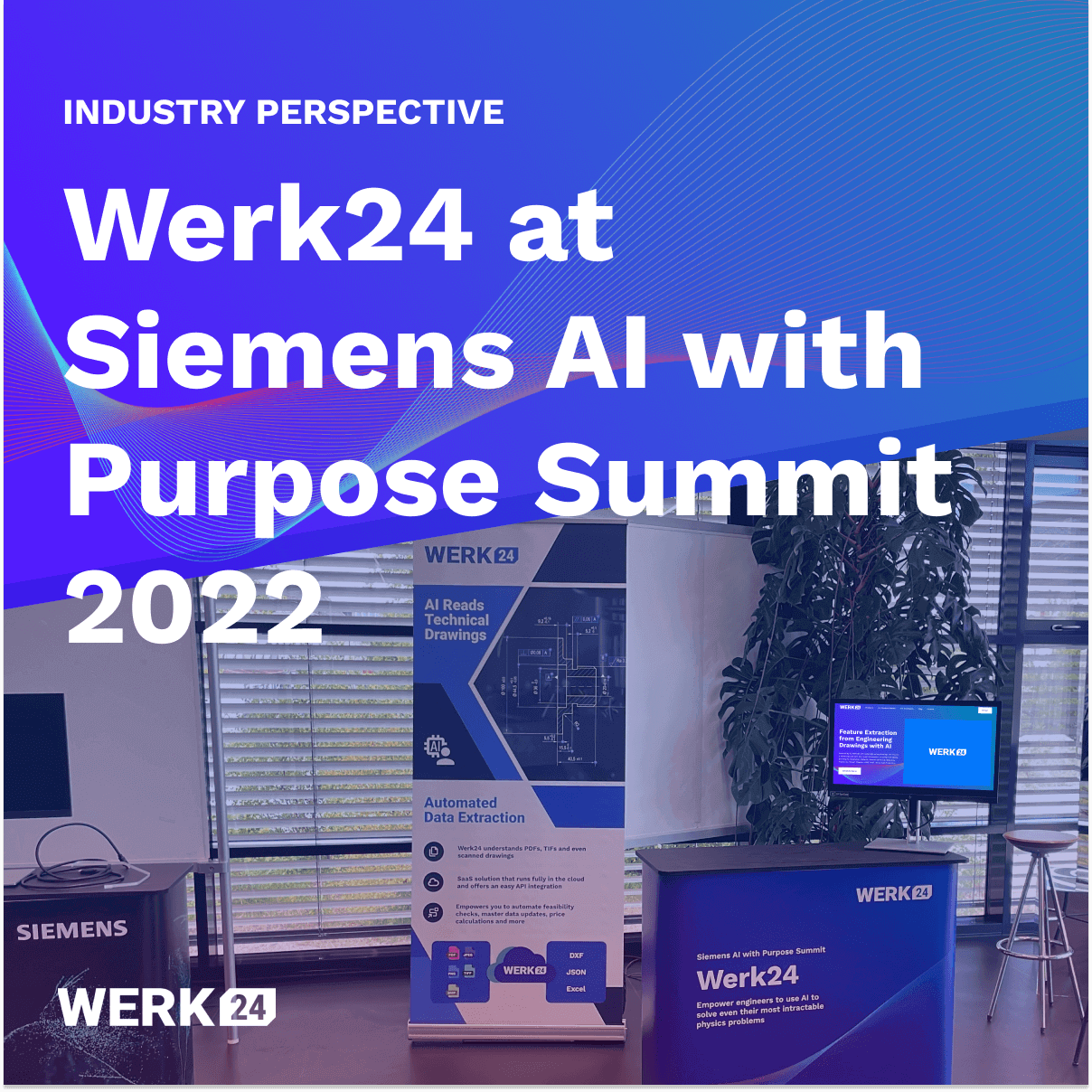 Werk24 auf dem Siemens AI with Purpose Summit '22