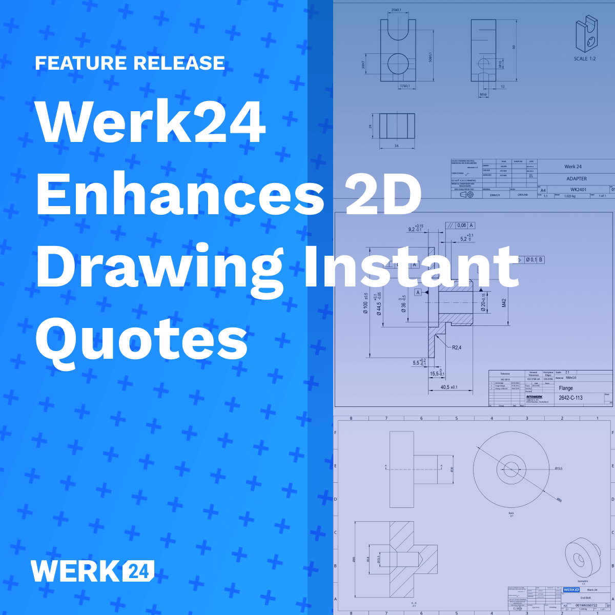 Werk24 mejora la cotización instantánea de dibujos 2D