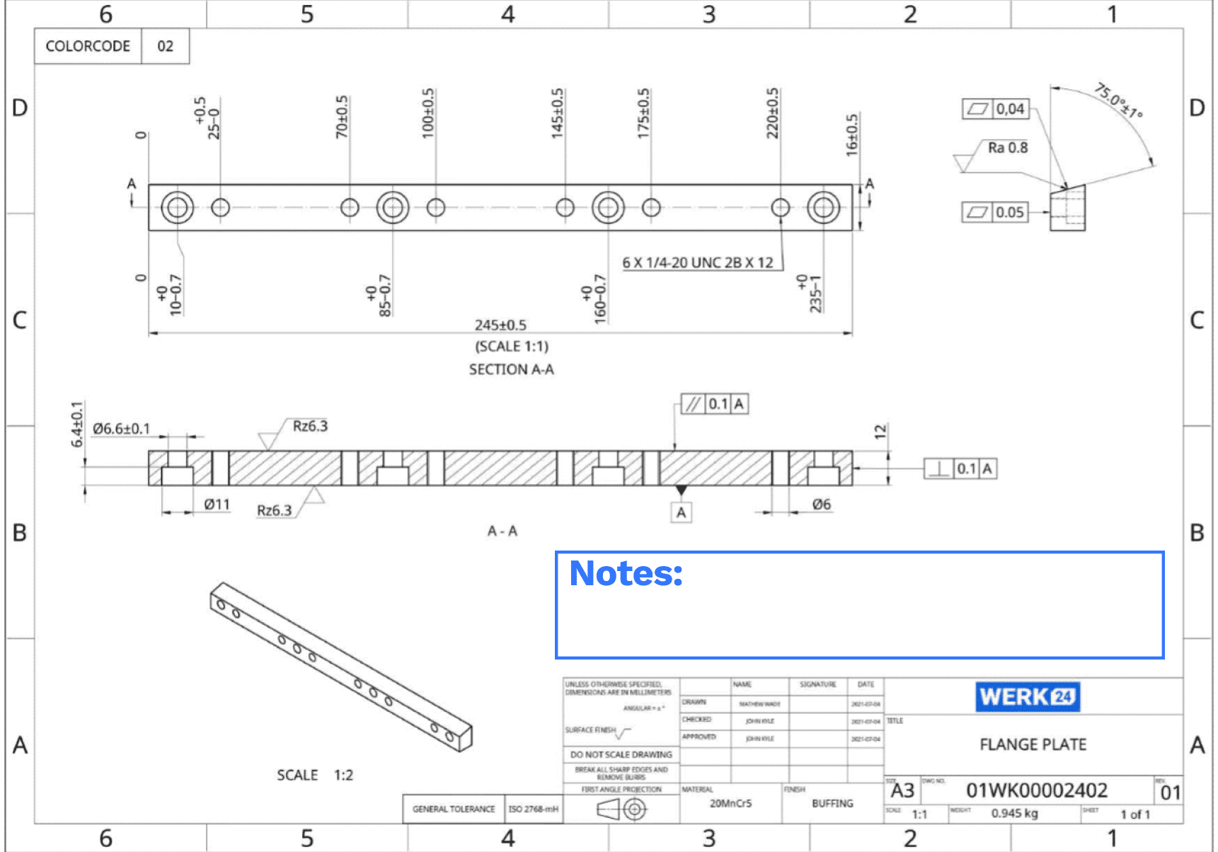 Werk24 Explains The Technical Drawing Language Basics