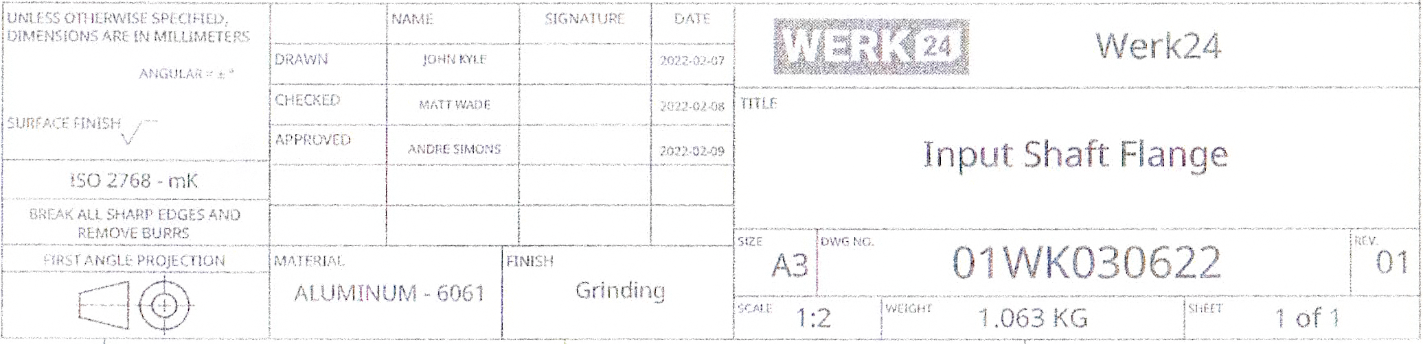Werk24 extrait des informations de dessins techniques scannés ou de faible qualité