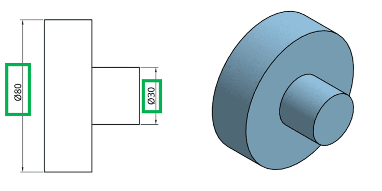Werk24 spiega il simbolo del diametro nei disegni tecnici