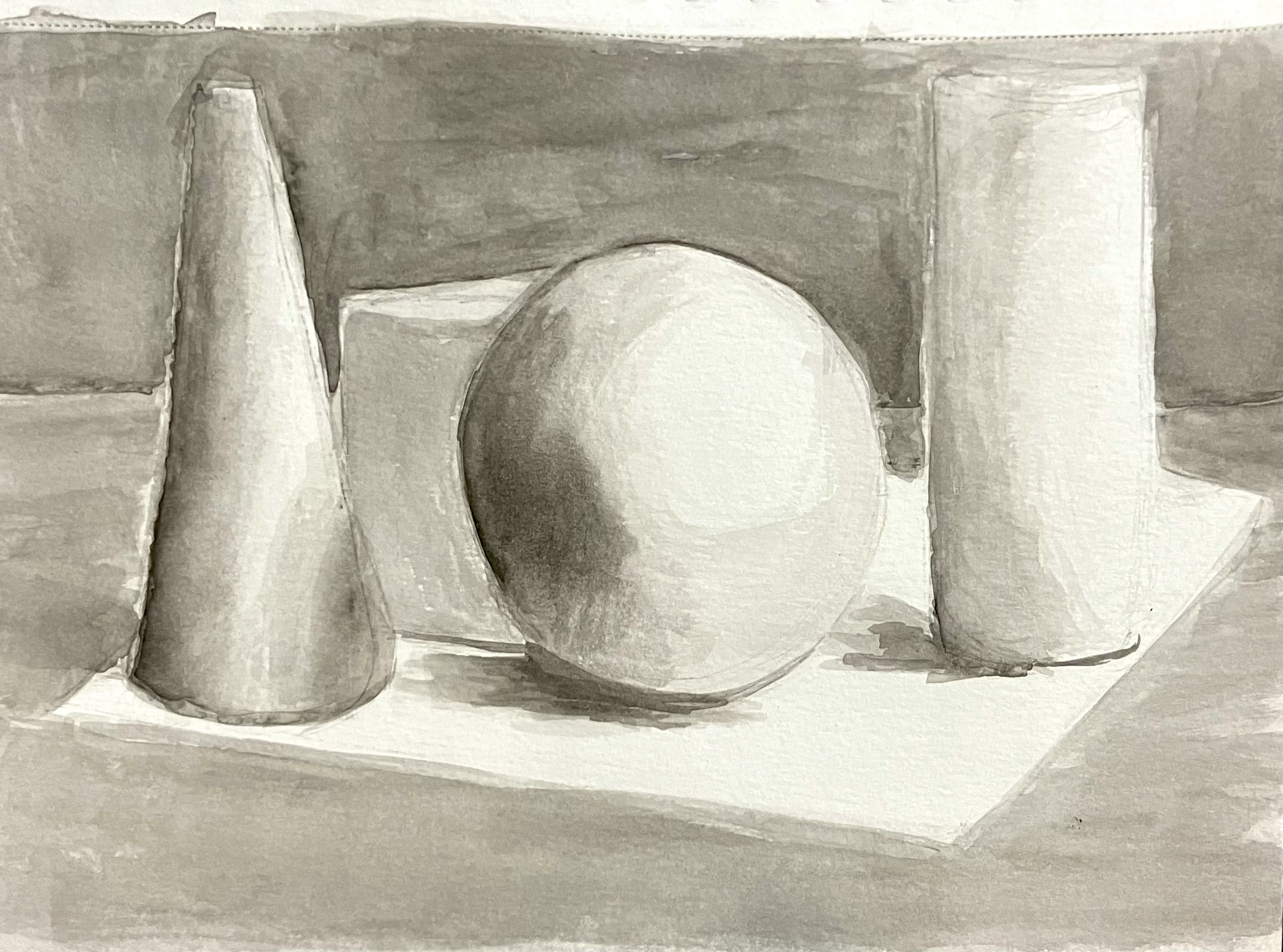 Still Life Study - Watercolor on 7x10" cold press paper