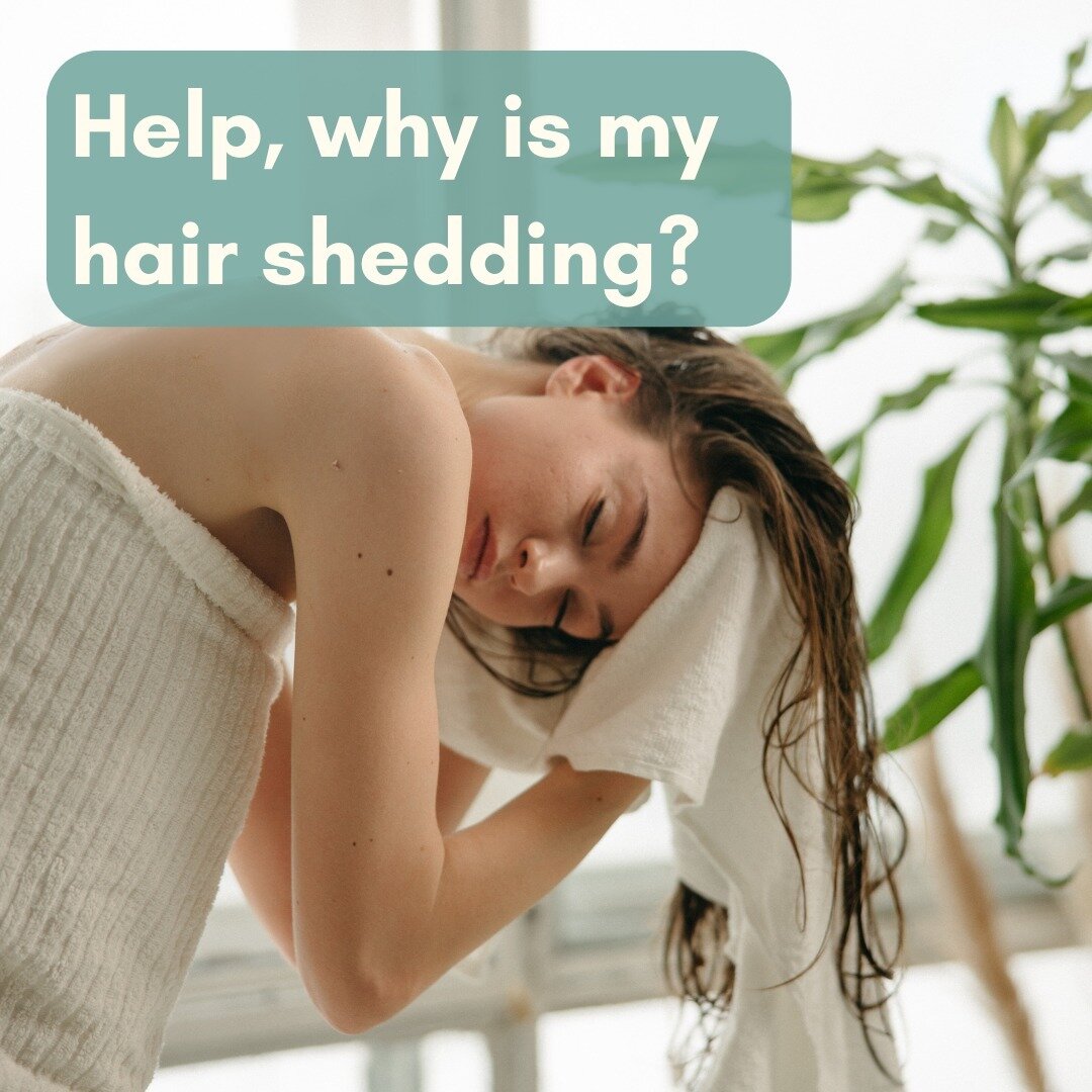 Here are some of the reasons you may be losing your hair:

&bull;	Poor sleep quality
&bull;	Emotional stress
&bull;	Heavy metal exposure (mainly cadmium and lead)
&bull;	Inflammation
&bull;	Poor vascular health 
&bull;	Pathogens
&bull;	Post-COVID (wo