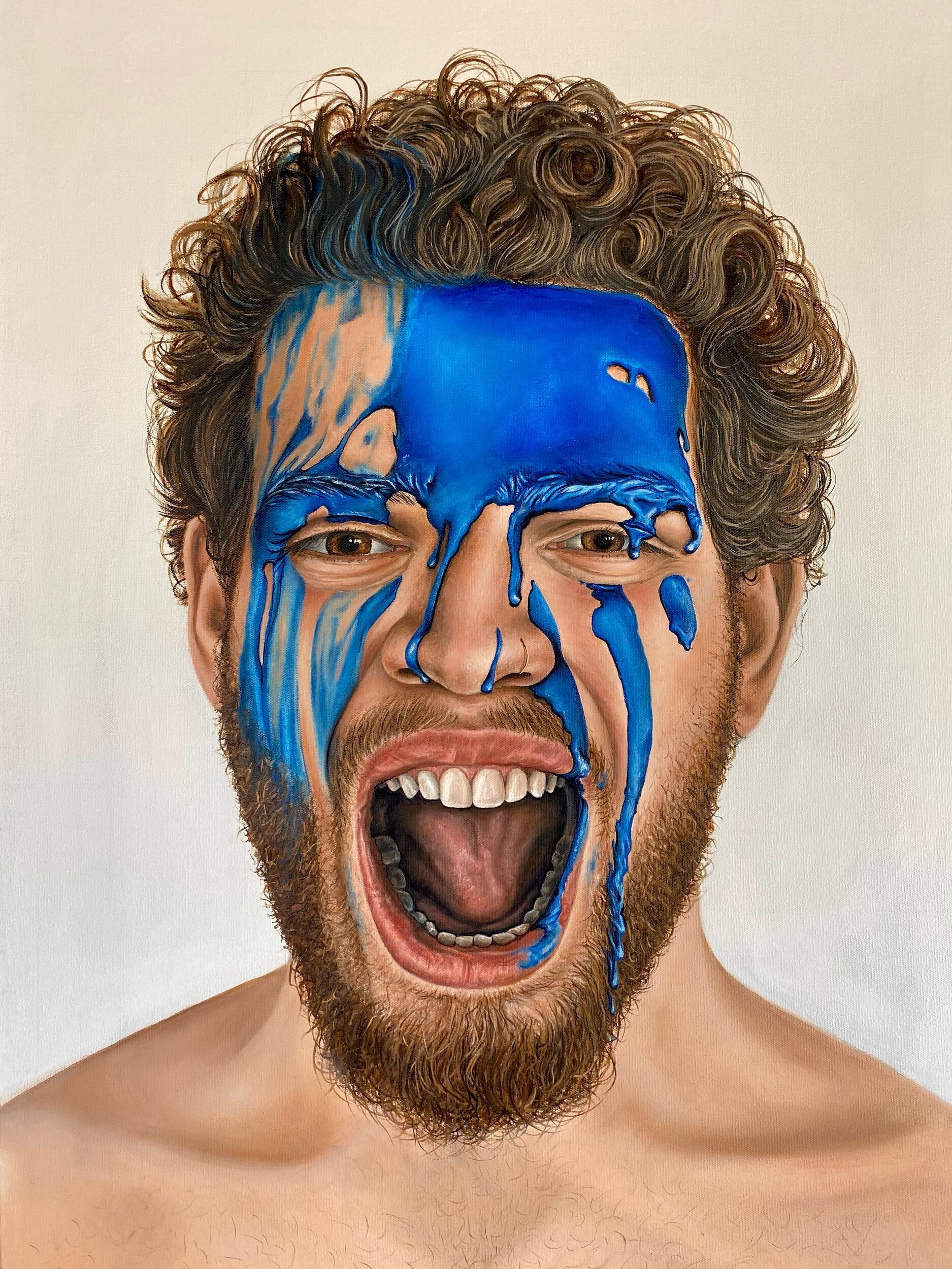 Paint, 2021. Oil on Canvas, 36x24 inch.