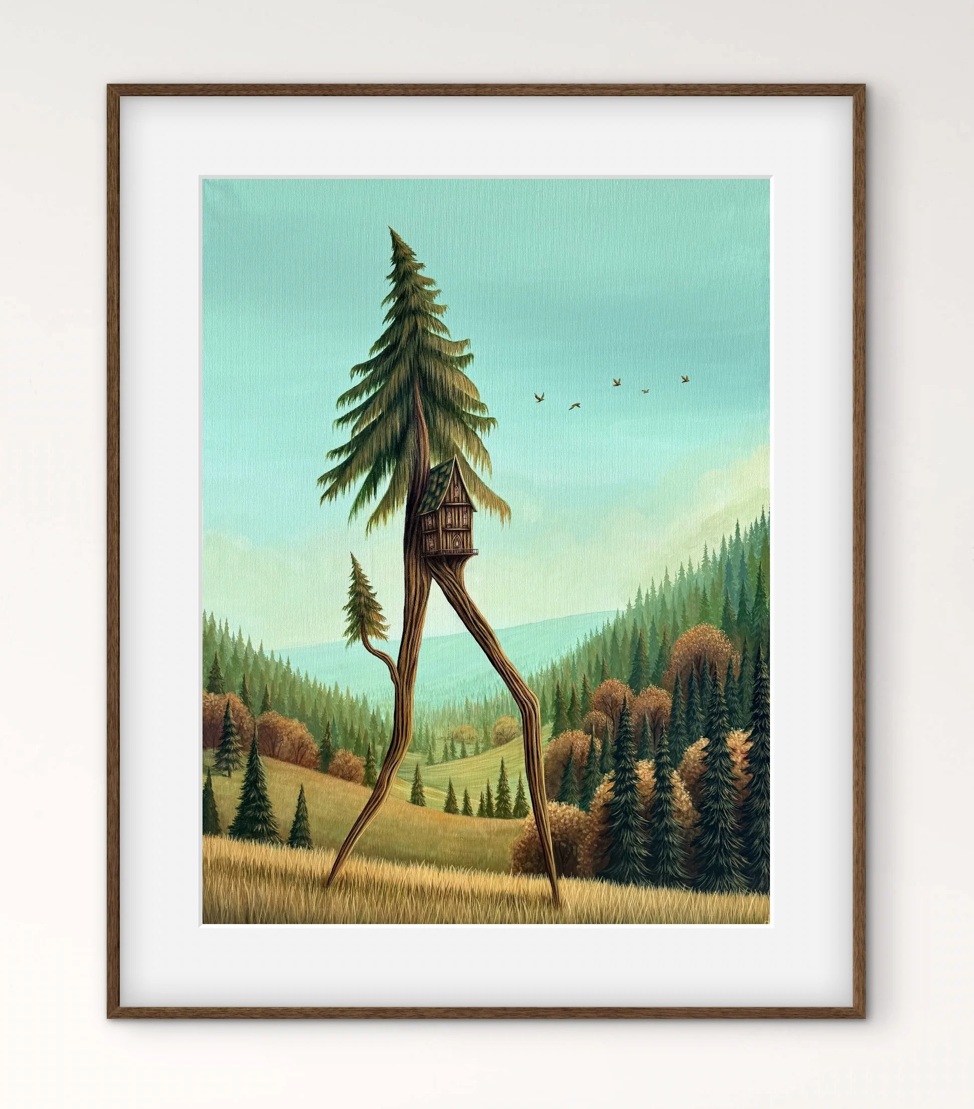 The Wandering House of Branches – Print (Unframed)