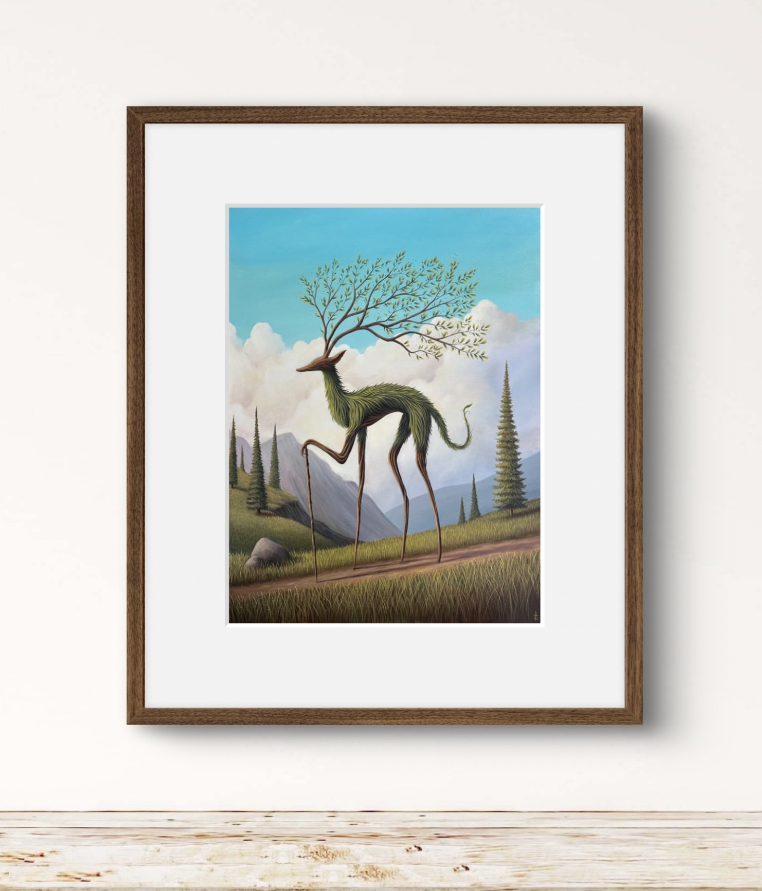 Stepping Out of the Woods – Print (Unframed)