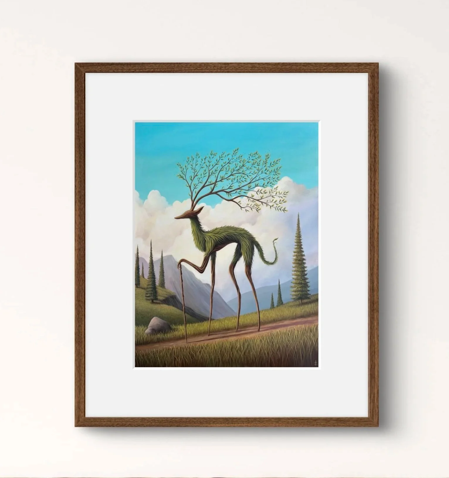 Stepping Out of the Woods – Print (Unframed)