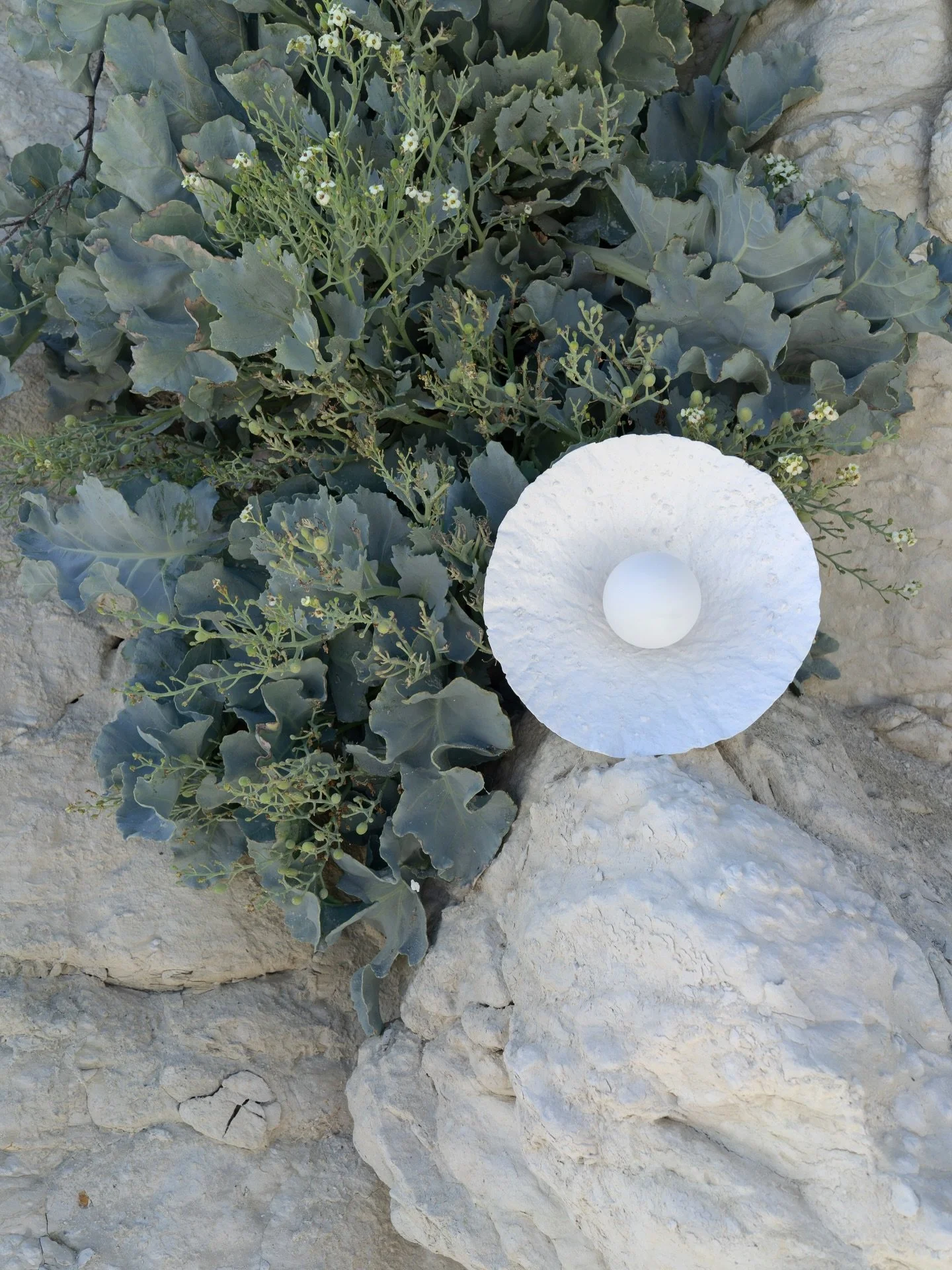 THE CHALK WALL LIGHT - Nestled into the landscape that inspired it&hellip;

I have two of these on my workbench currently that I&rsquo;m working on for a client - they may well be my favourite design to make, I love creating the rippled surface to gi