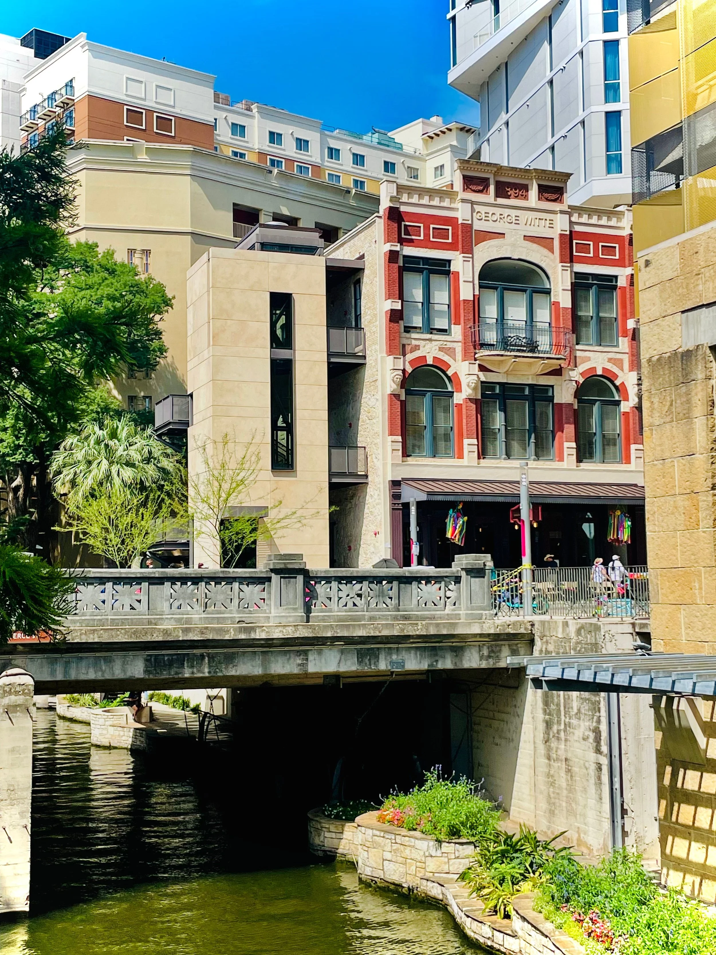 The San Antonio riverfront