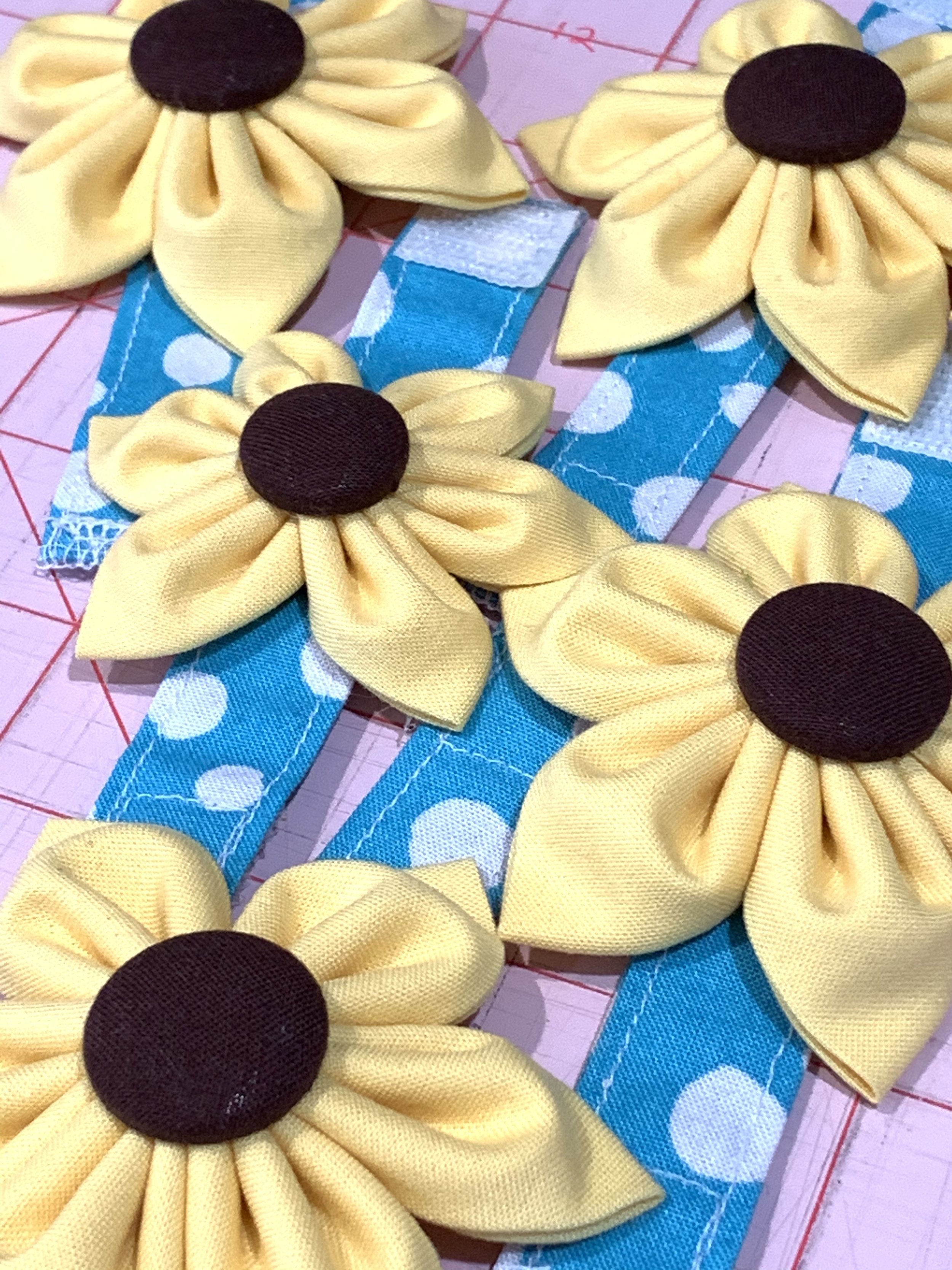 Sunflowers Prepped on Removable Loops