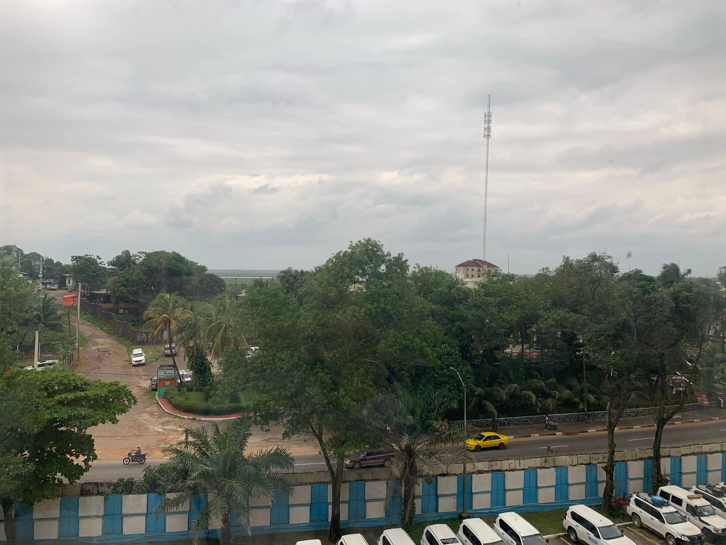 View from the United Nations building in Monrovia, Liberia (2022)