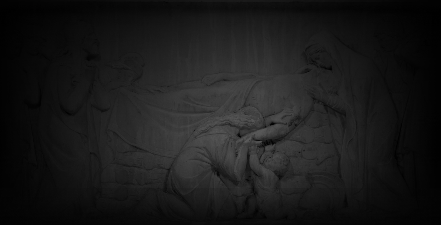 Sculpture of Hector's funeral from the Iliad