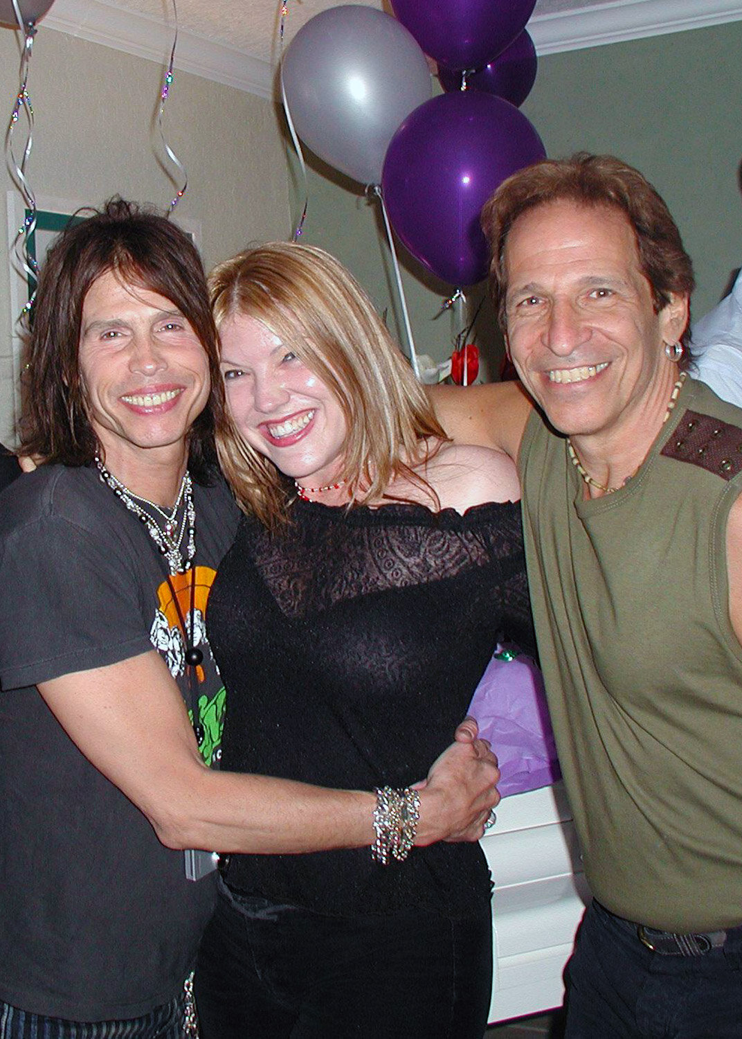 With Steven Tyler and Richie Supa