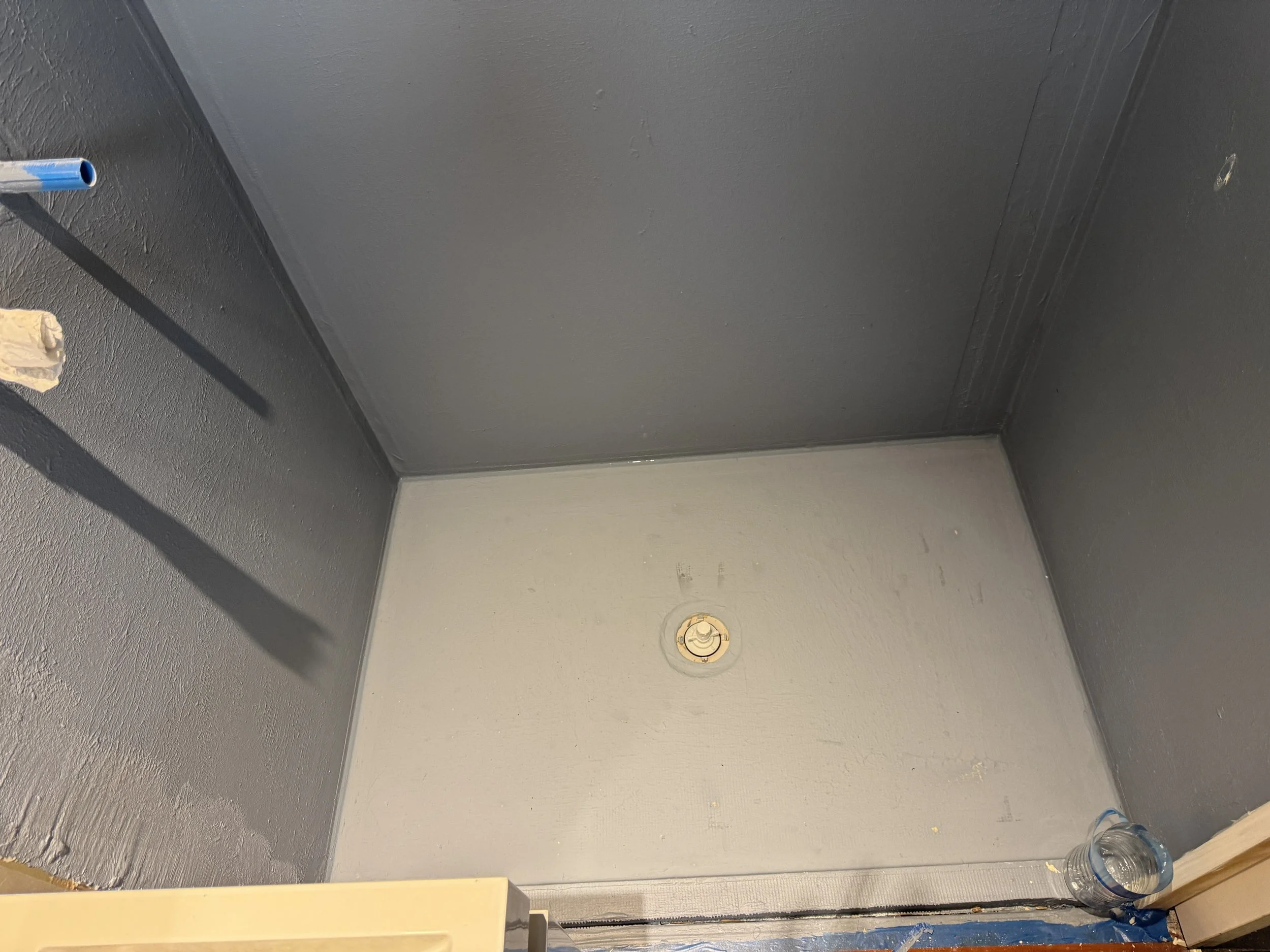 Water test after shower was waterproofed with Ardex wpm 155. Job in Mt Eden