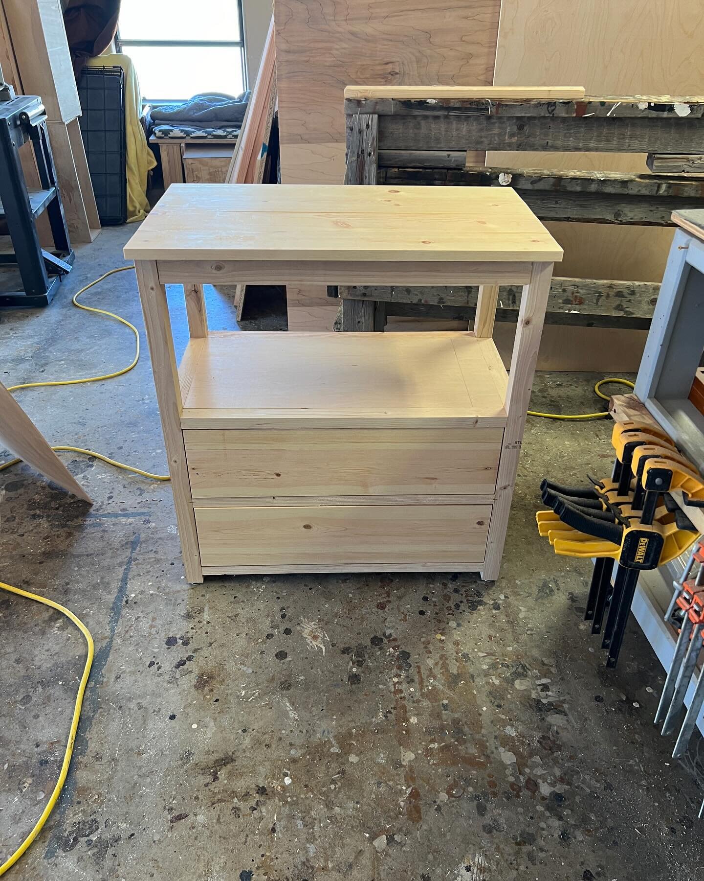 Nightstand with hidden drawer!