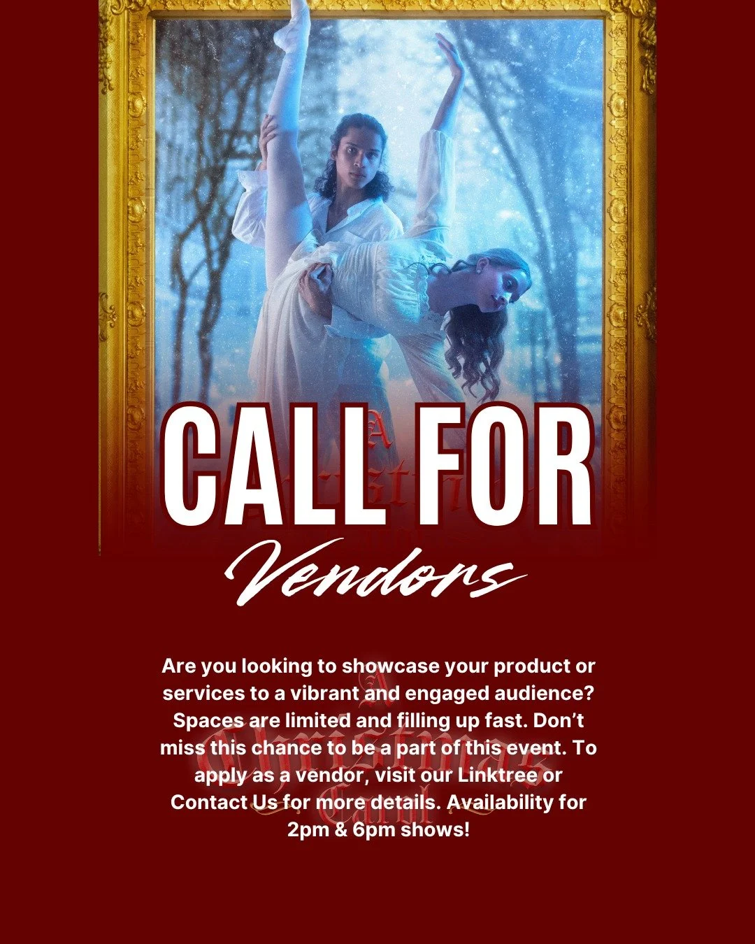 It's time to tag your favorite business owners! 🎄 When art and community come together &mdash; beautiful things happen. 🎄 We want to partner with local businesses and organizations for A Christmas Carol Ballet, supporting both the arts and small bu