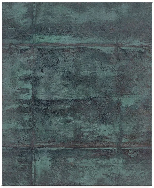 Blue Dawn, 2026. Acrylic on canvas, 102 x 91 cm