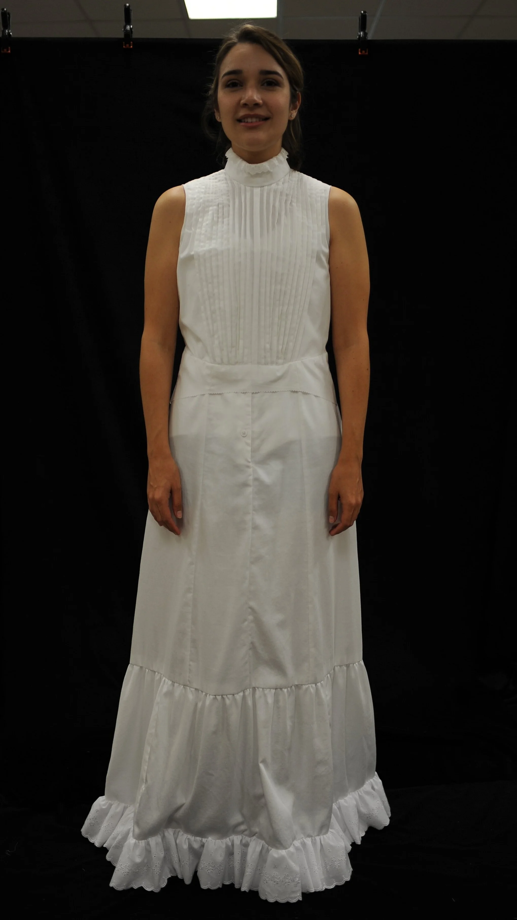 Slip with shirt front