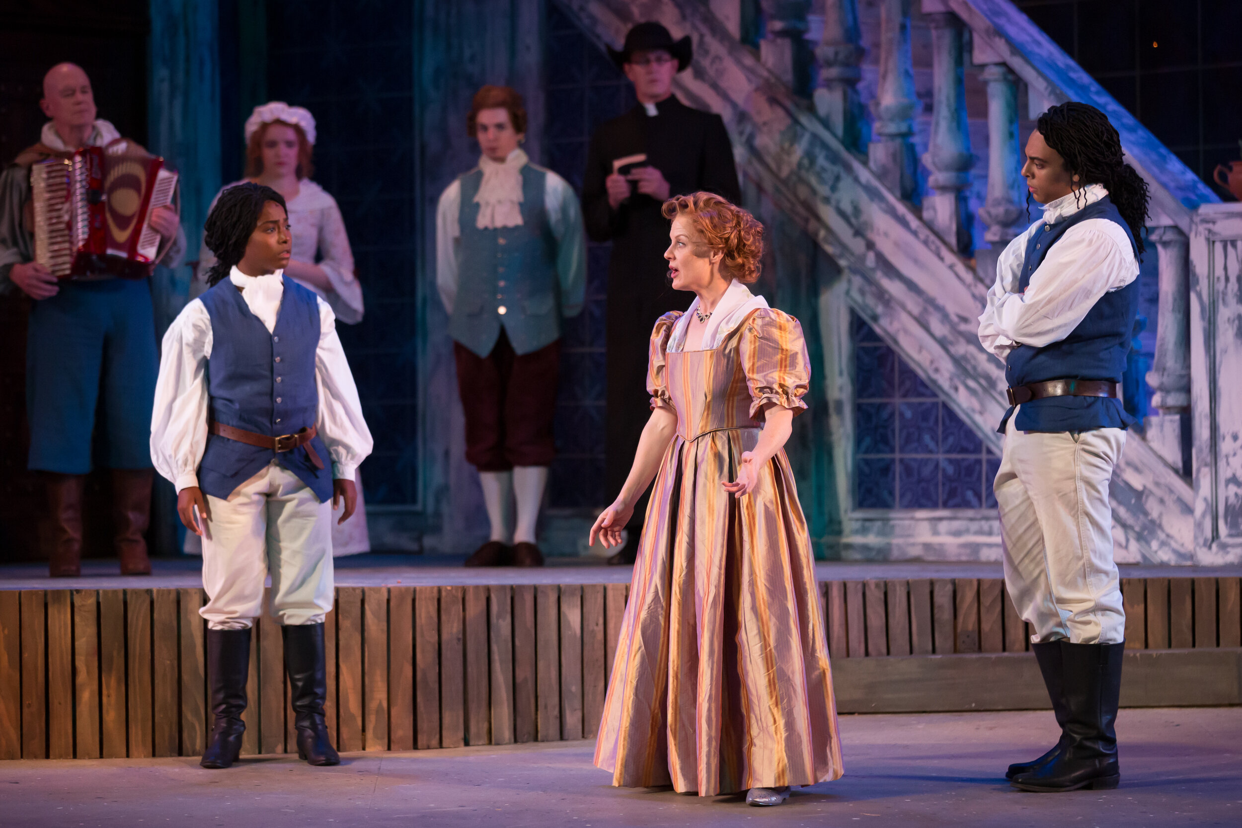 Olivia Dress
Twelfth Night
Colorado Shakespeare Festival
Costume Design Meghan Anderson Doyle
Draper: Ananda Keator
Stitcher: Jessica Land
Photo by Jennifer Koskinen