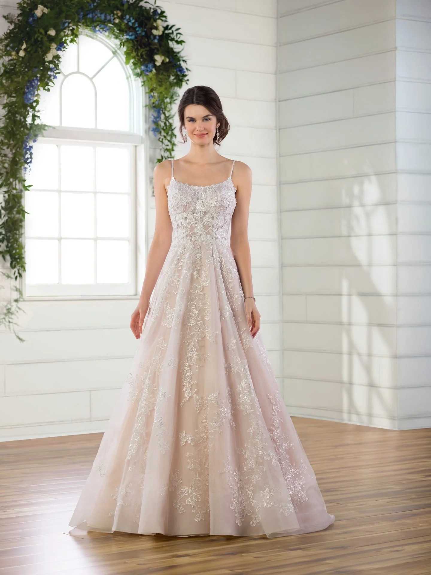 Stunning Essence of Australis dress that is a beautiful forest & nature inspired wedding dress