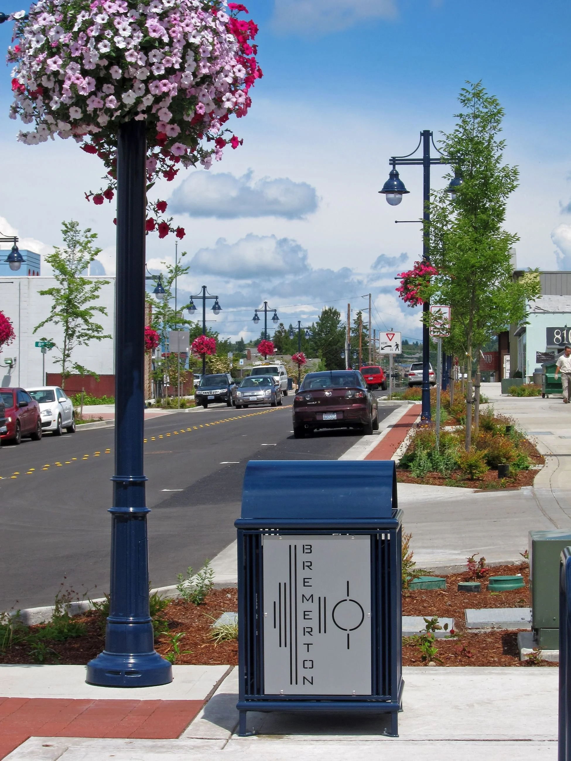 Downtown Bremerton is one of the top engagement photo locations