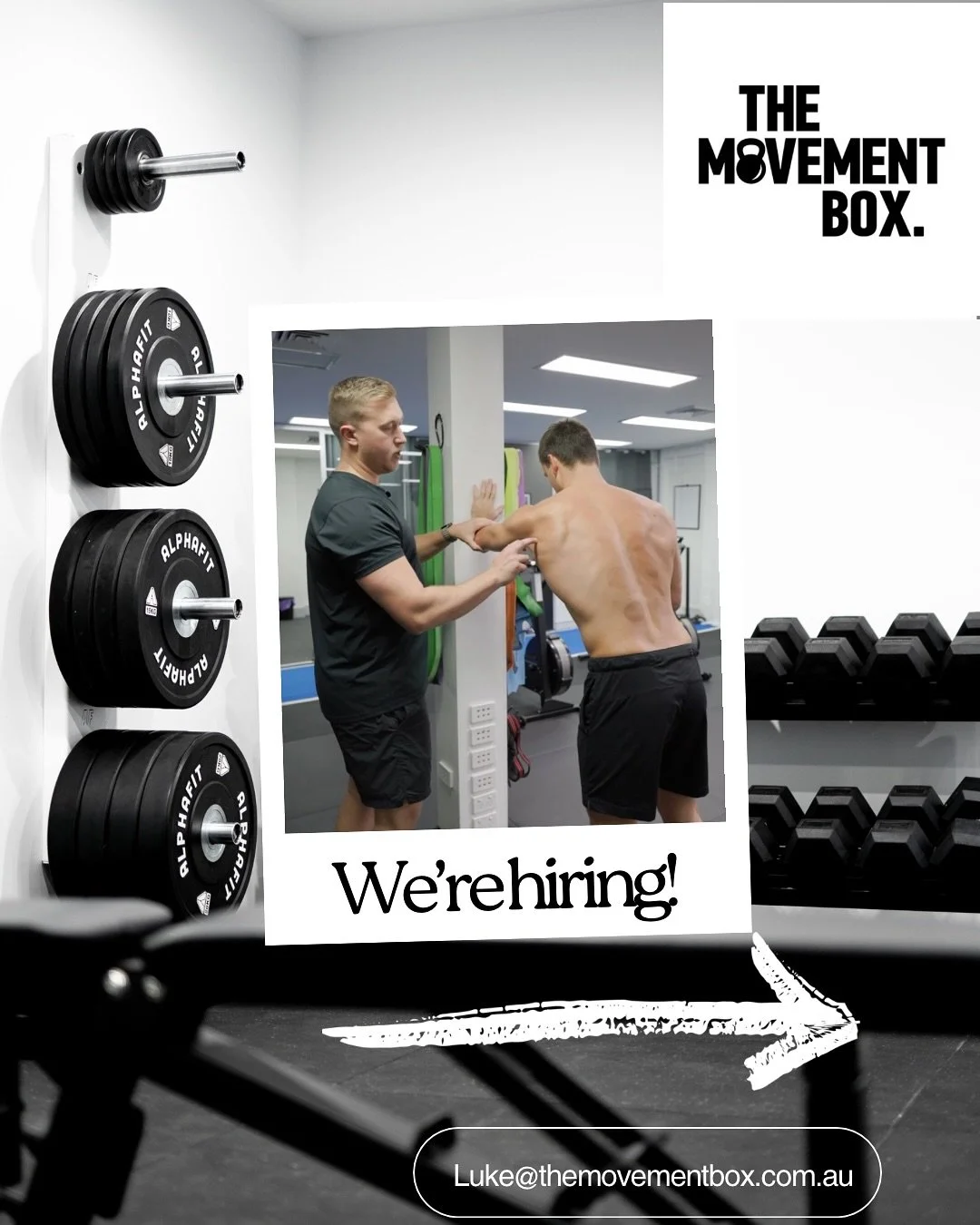 We are hiring!! 🥳
If you know of any chiro or physio out there looking for a new opportunity, we&rsquo;d LOVE to meet them.

Anyone interested shoot us a DM or email at luke@themovementbox.com.au

#movementismedicine