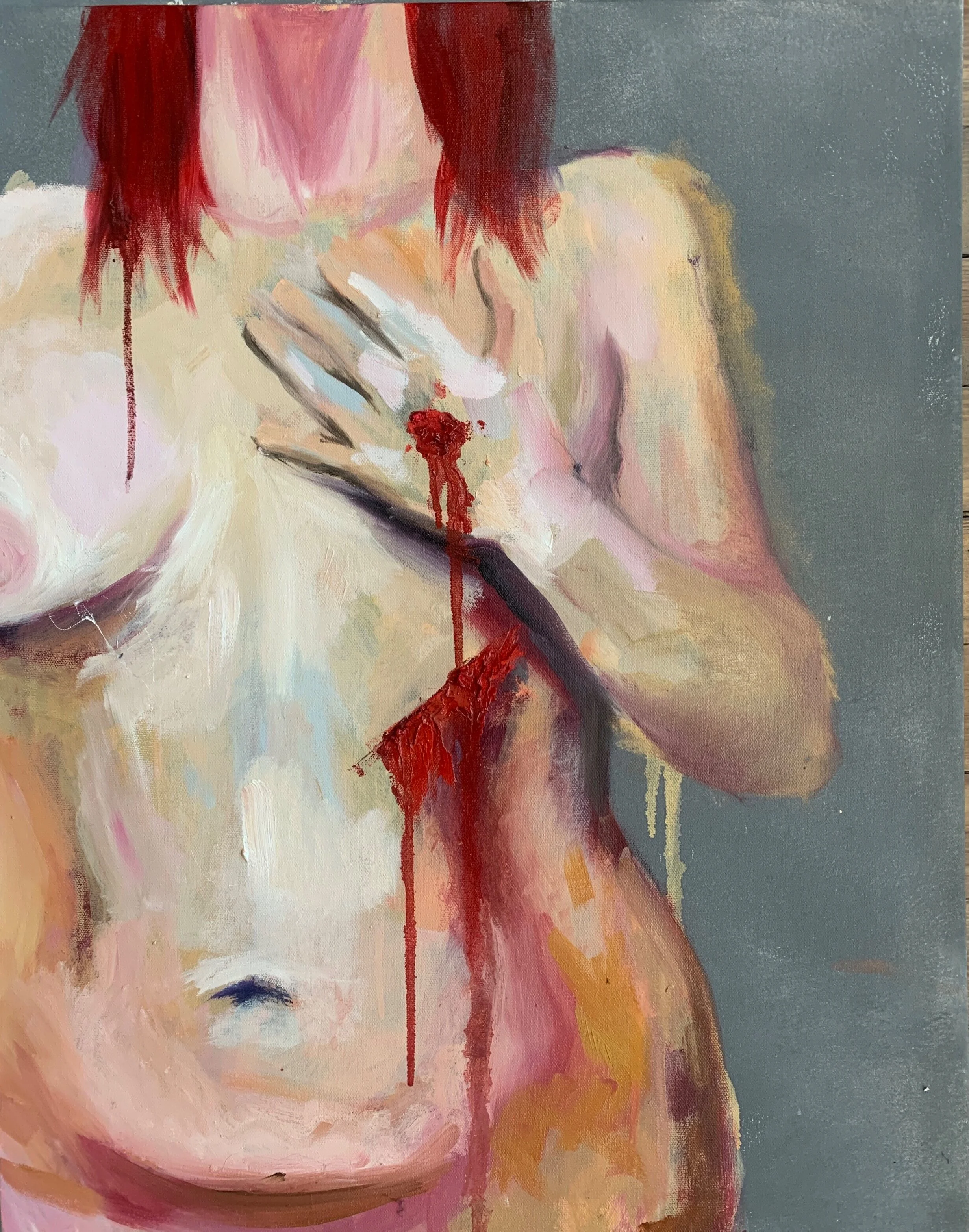 You Can't Hurt Me Anymore
Oil on Canvas
18"x24"
2021