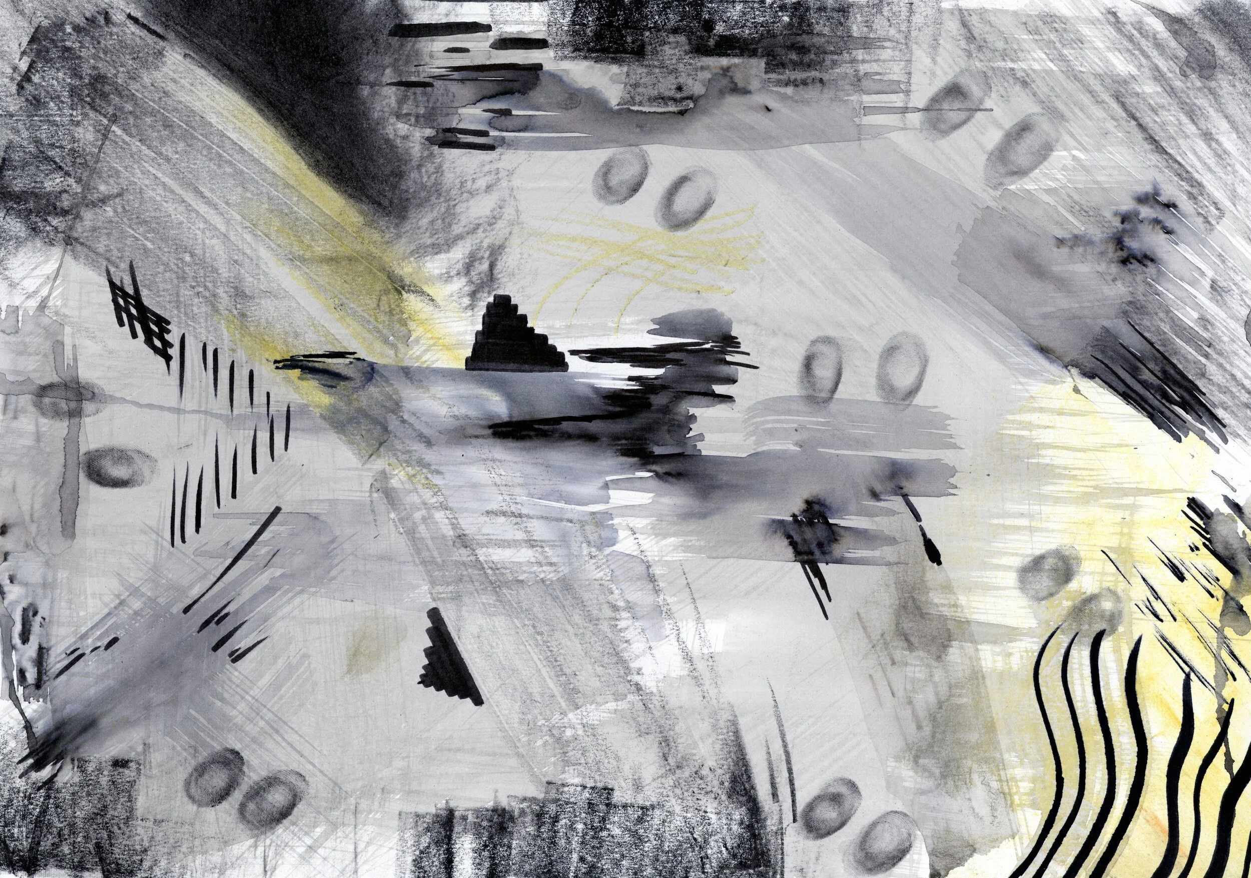 Untitled II 
Graphite and Pastel 
