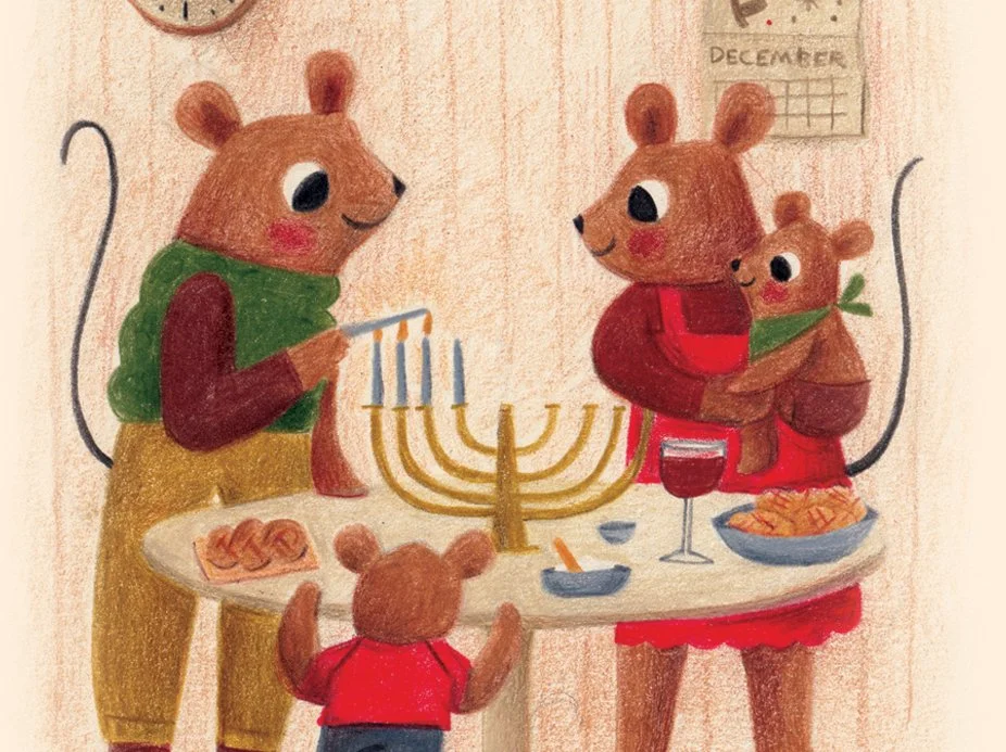 Hanukkah with the Mouse Family