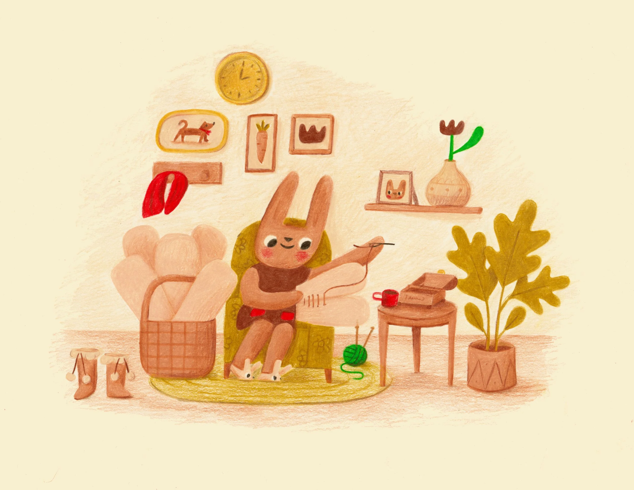 Bunny and the Flower Dress