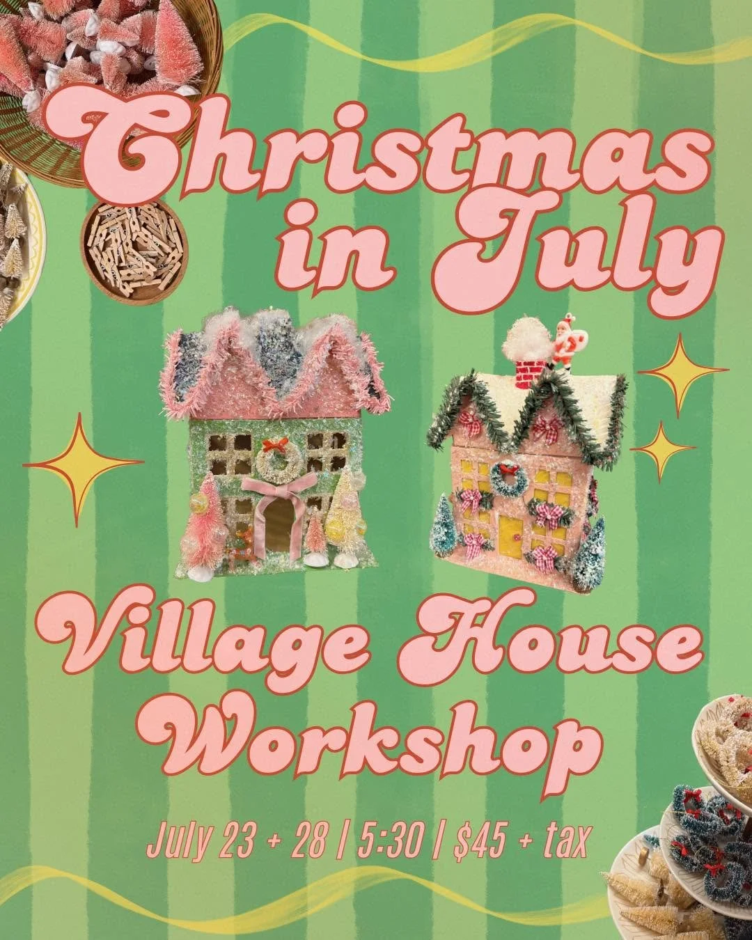 Village Workshop (Christmas in July) 