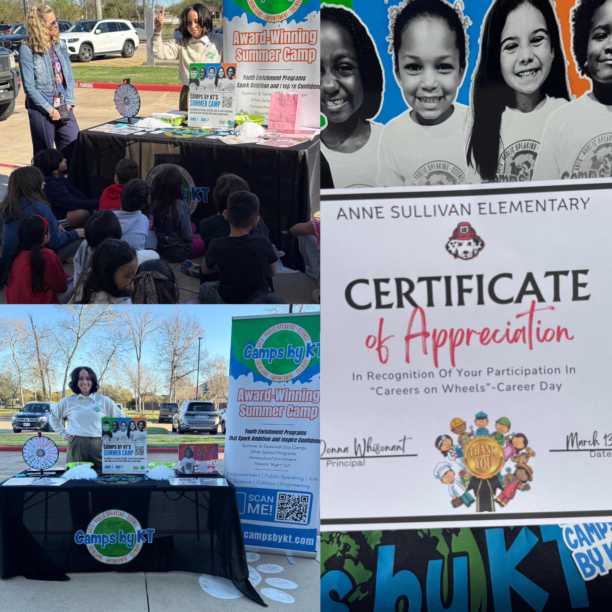 Anne Sullivan Elementary Career on Wheels Day