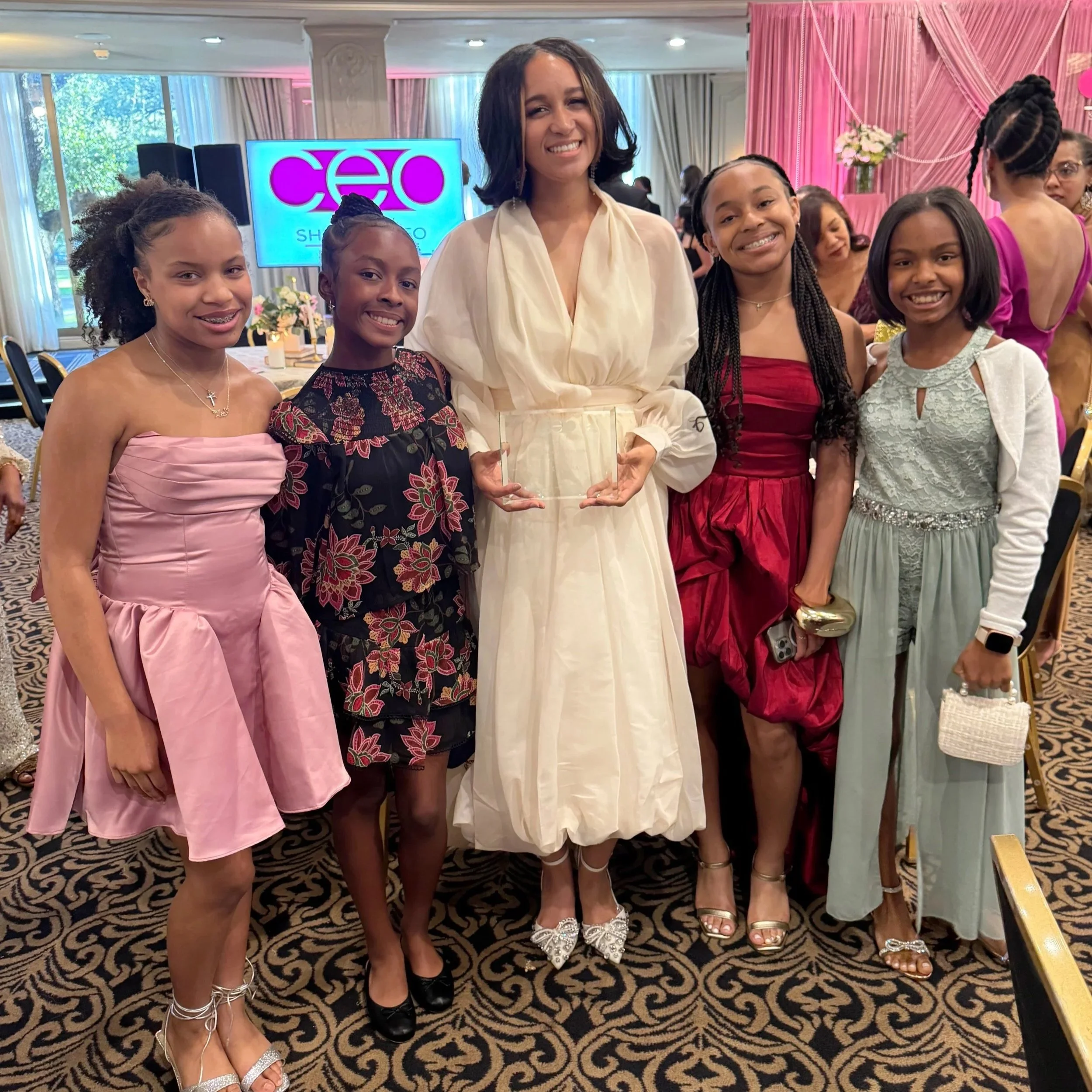 Honored at the She Is A CEO Chapter X Gala