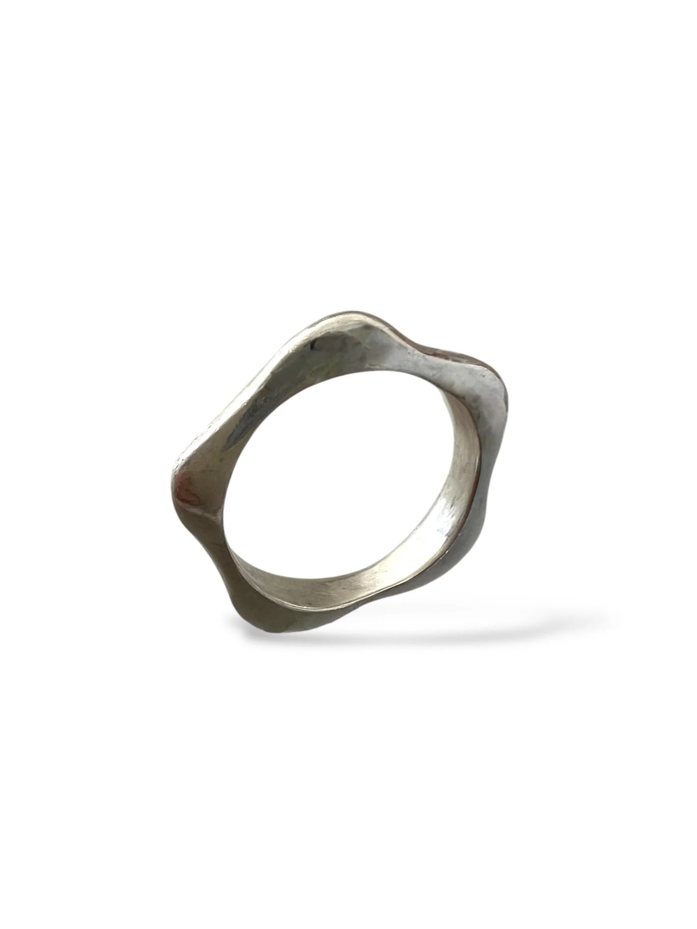 Sterling Silver Wavy Ring