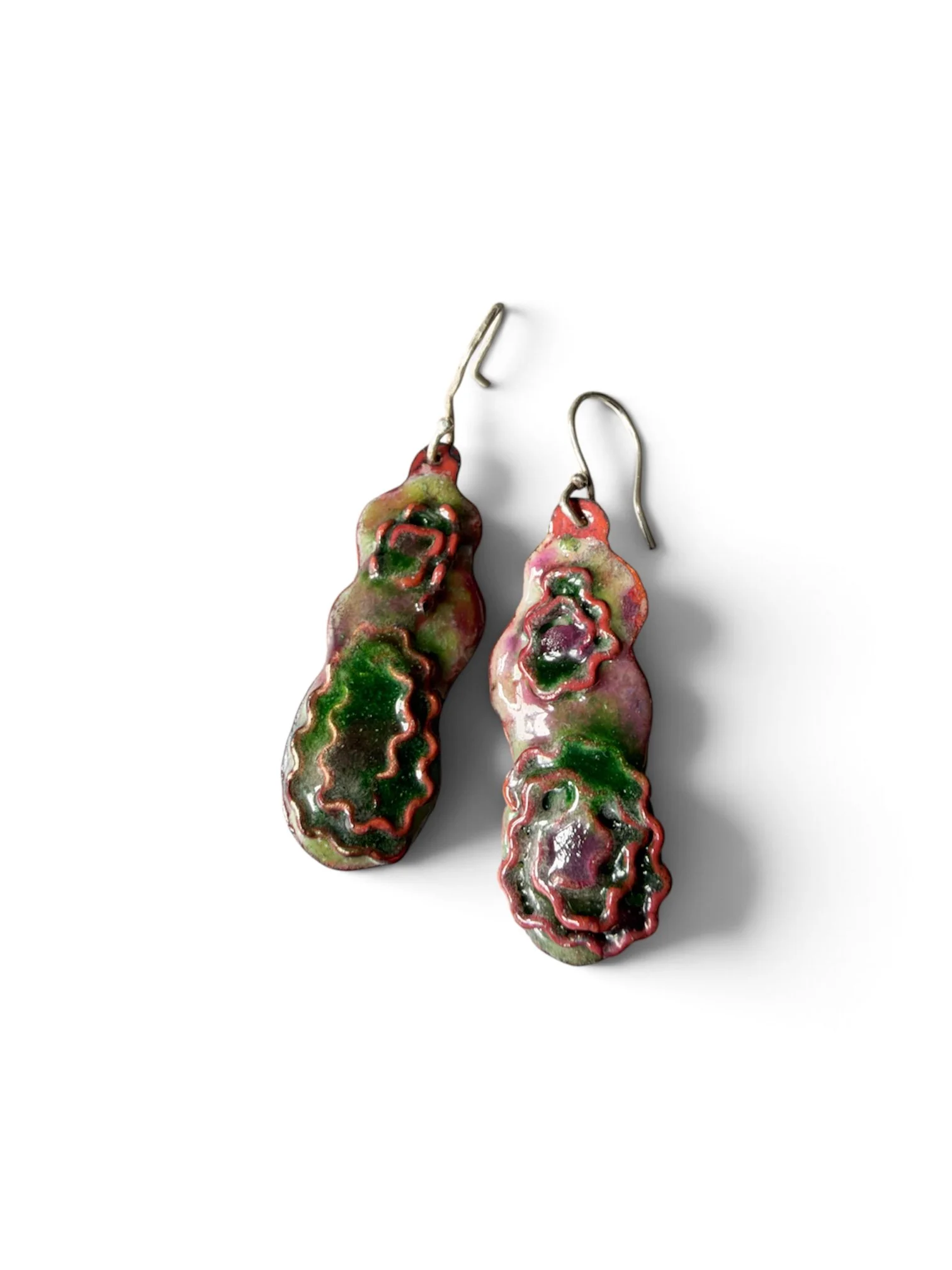 Enamel Crinkled Wiggle Forms