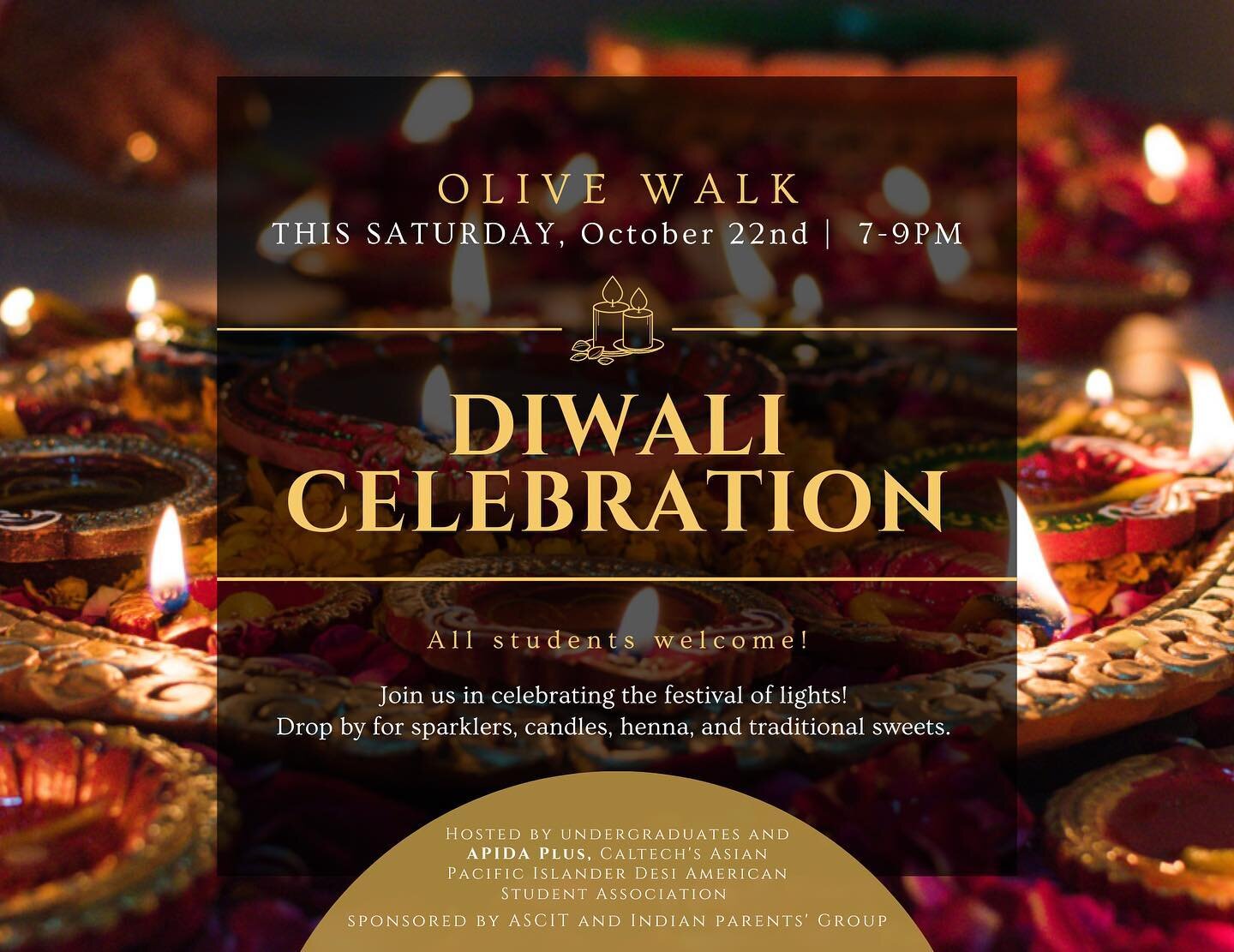 Come celebrate Diwali the Festival of Lights! 🪔